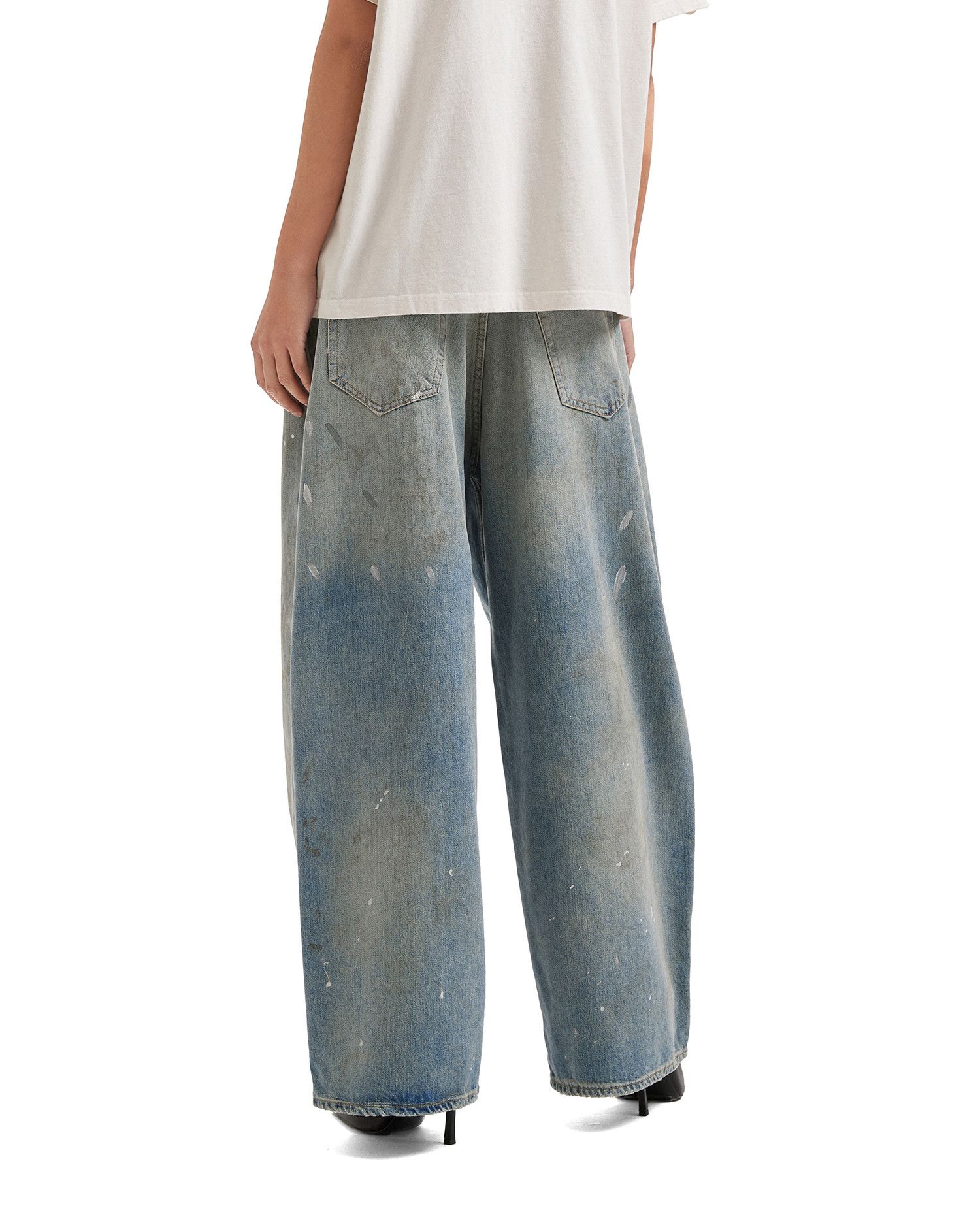 Acne Studios Acne Studios 2023 SUPER BAGGY Splatter Distressed Design ... Size 24" / US 00 / IT 34 - 4 Thumbnail