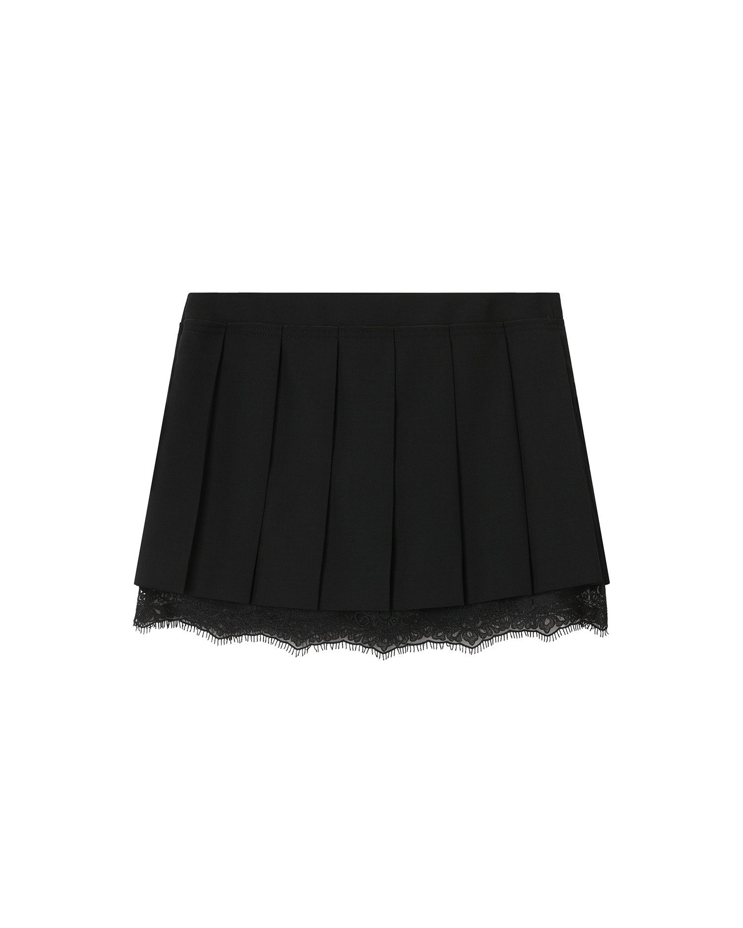 Acne Studios Acne Studios Lace Panel Pleated Mini Skirt Size M / US 6-8 / IT 42-44 - 6 Thumbnail