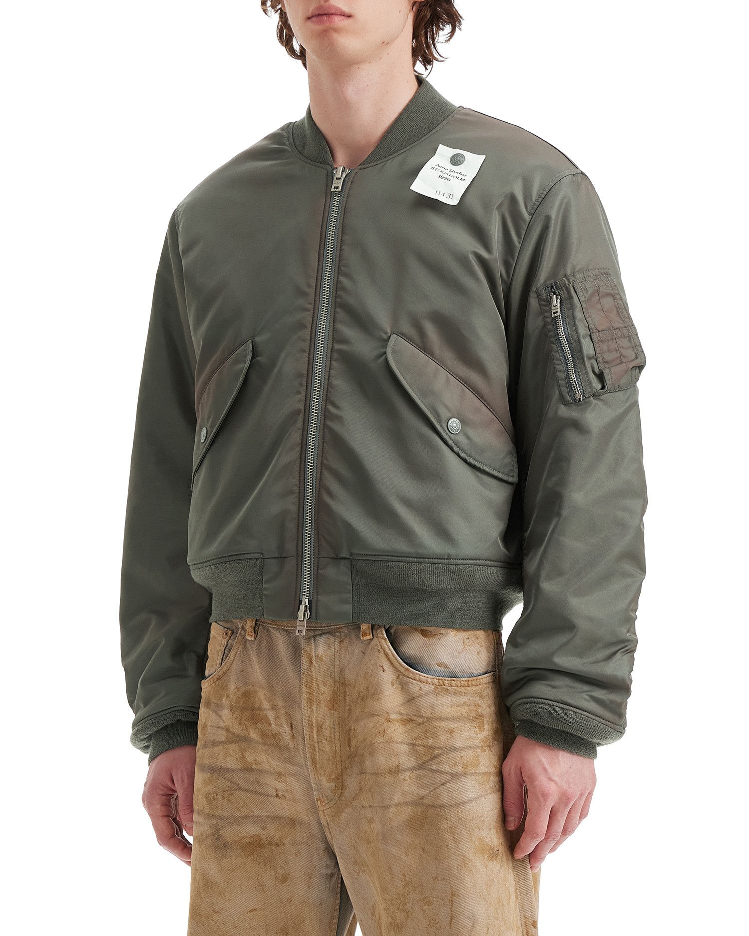 Acne Studios Acne Studios Dyed Color Effect Aviator Jacket Size US M / EU 48-50 / 2 - 3 Thumbnail