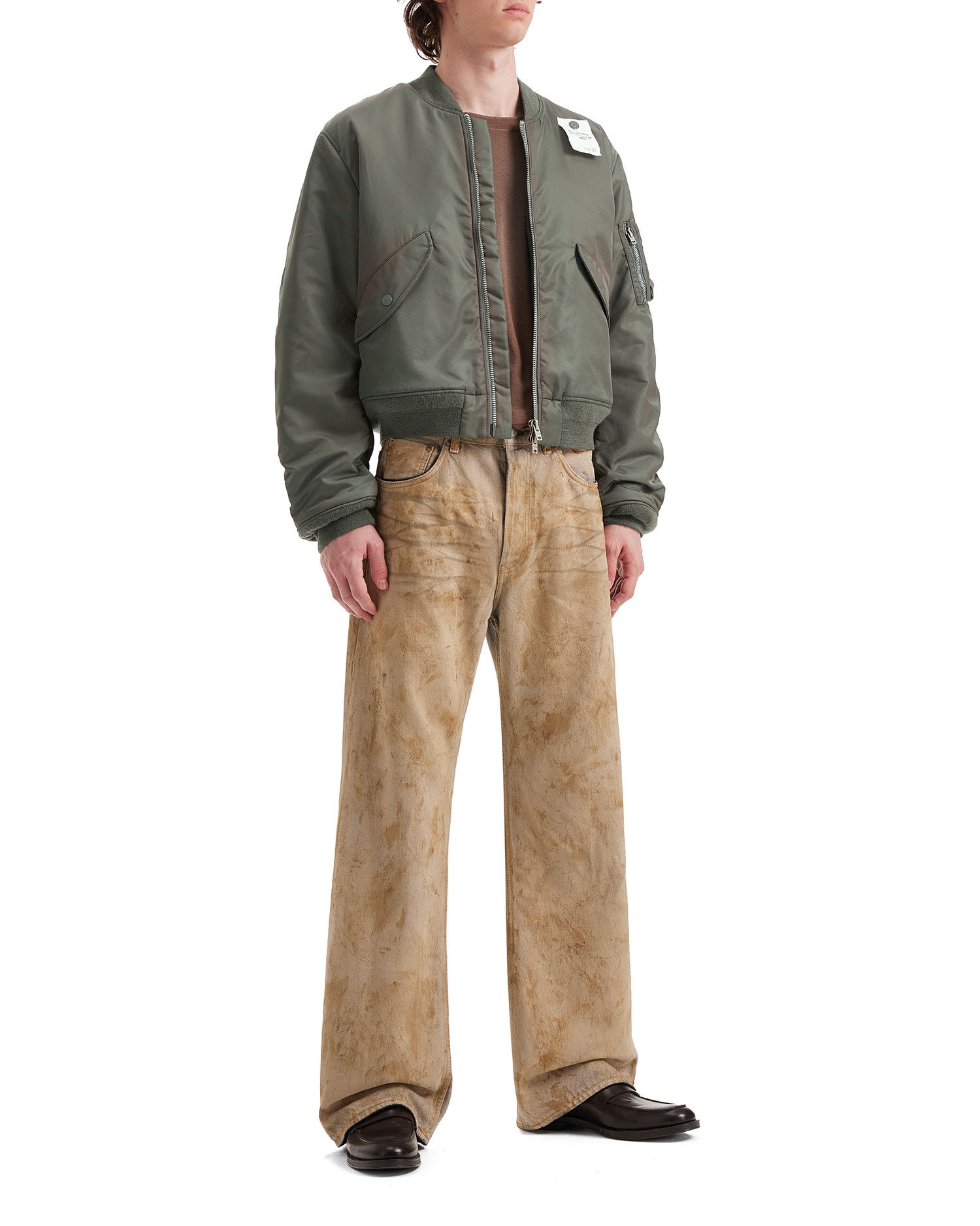 Acne Studios Acne Studios Dyed Color Effect Aviator Jacket Size US L / EU 52-54 / 3 - 2 Thumbnail