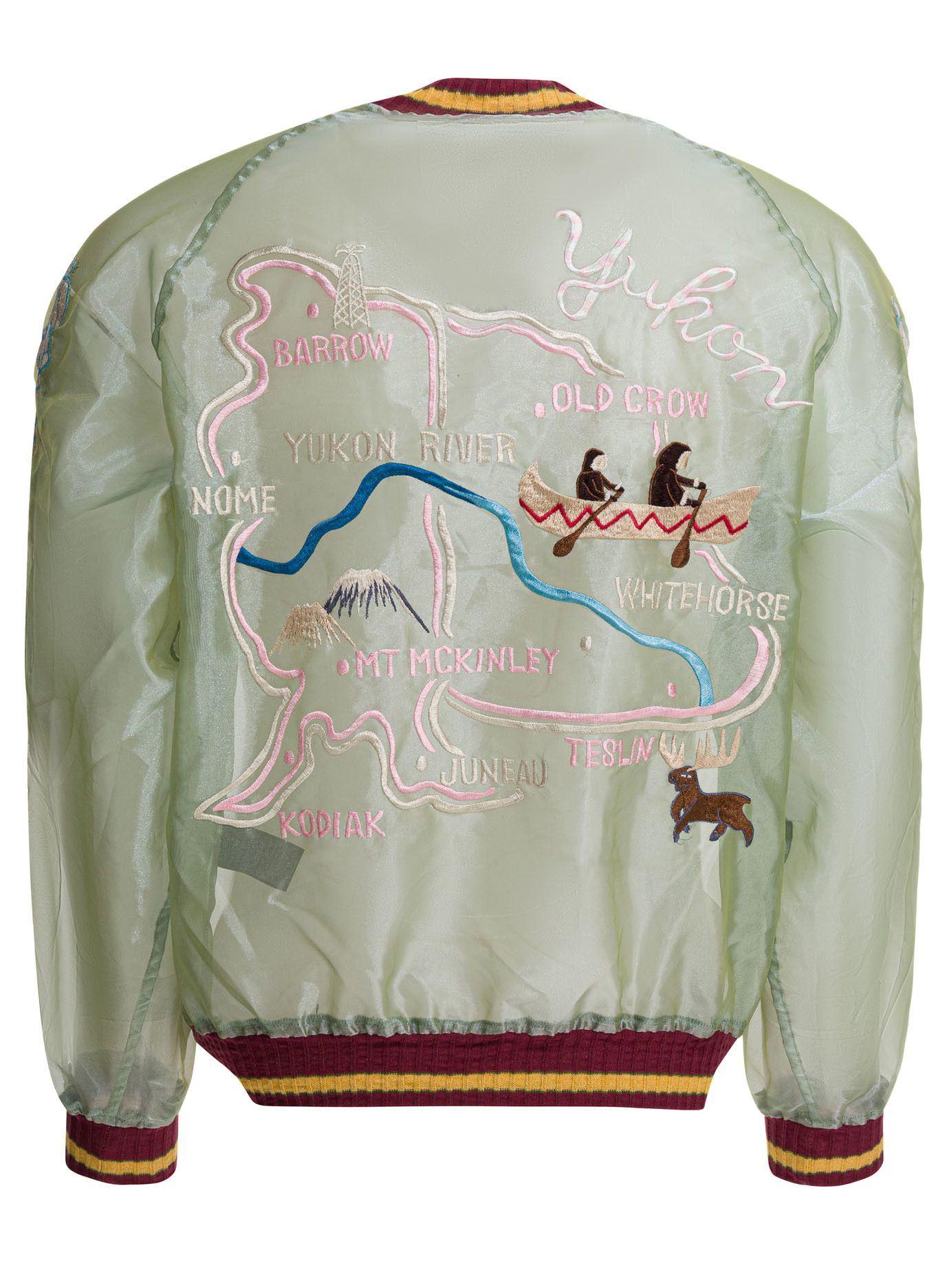 Kapital Kapital Sheer Pearl Mosquito Guard Bomber Jacket tag size 4 Men - USA Duties Paid Size US XL / EU 56 / 4 - 2 Thumbnail