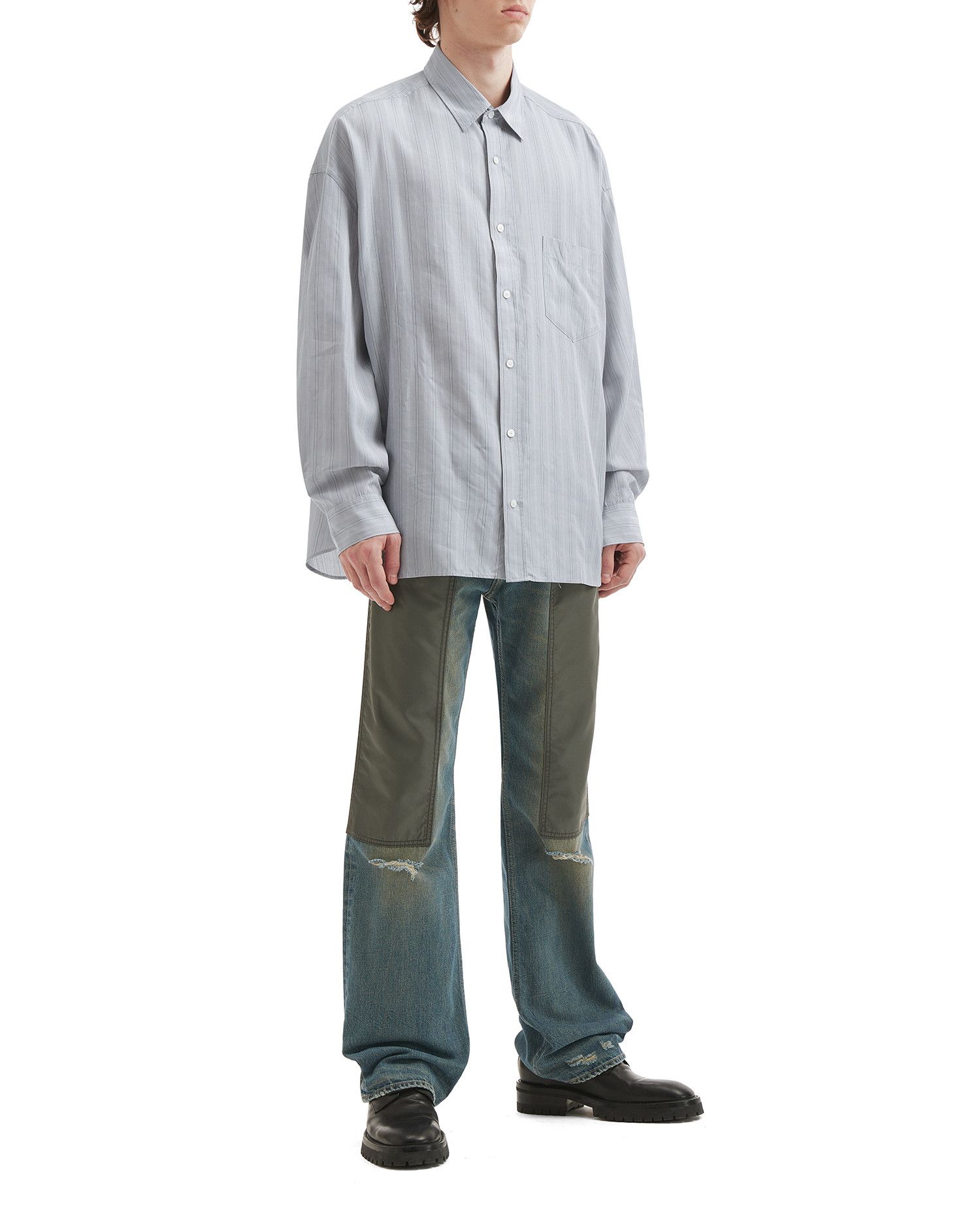 Acne Studios Acne Studios Stripe Long Sleeve Shirt Size US M / EU 48-50 / 2 - 2 Thumbnail