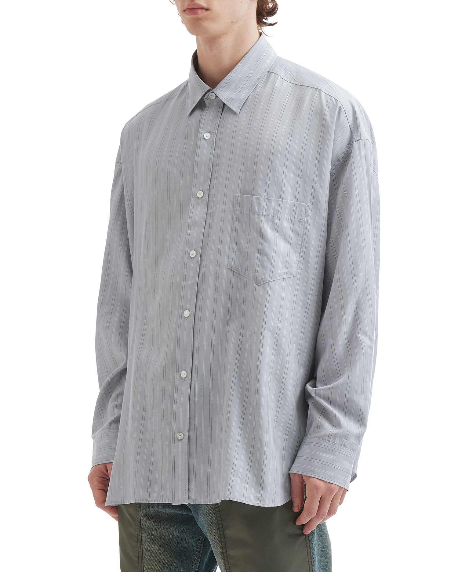 Acne Studios Acne Studios Stripe Long Sleeve Shirt Size US S / EU 44-46 / 1 - 3 Thumbnail