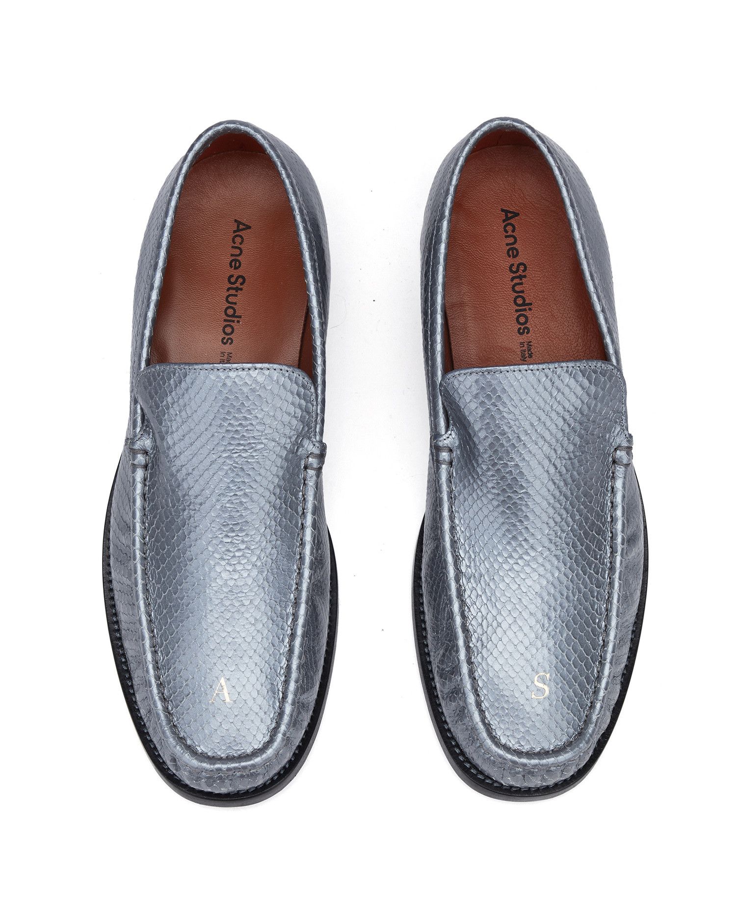 Acne Studios Acne Studios Snakeskin Loafers Size US 10 / EU 43 - 6 Thumbnail