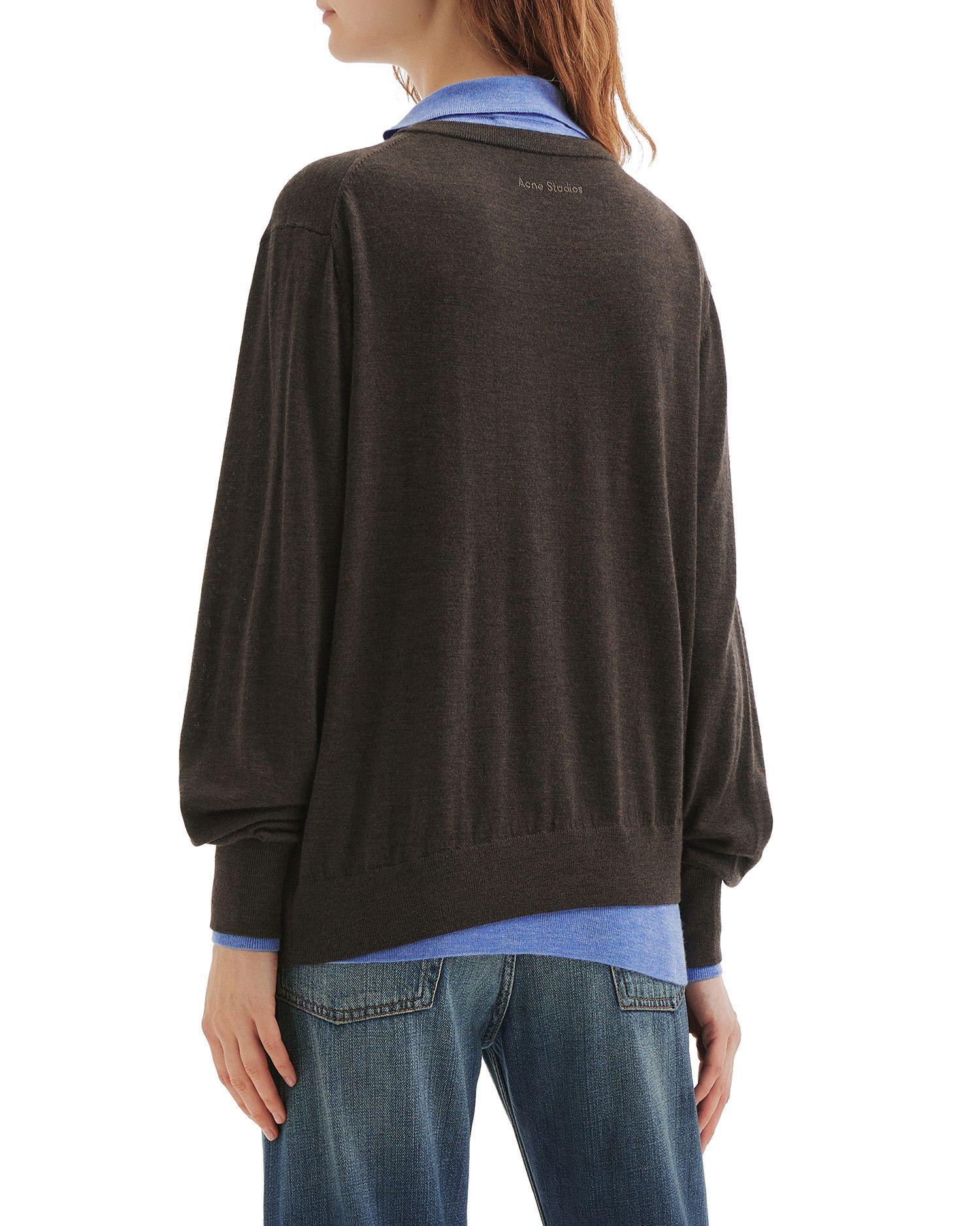 Acne Studios Acne Studios Layered Spliced Design Knitwear Size S / US 4 / IT 40 - 4 Thumbnail