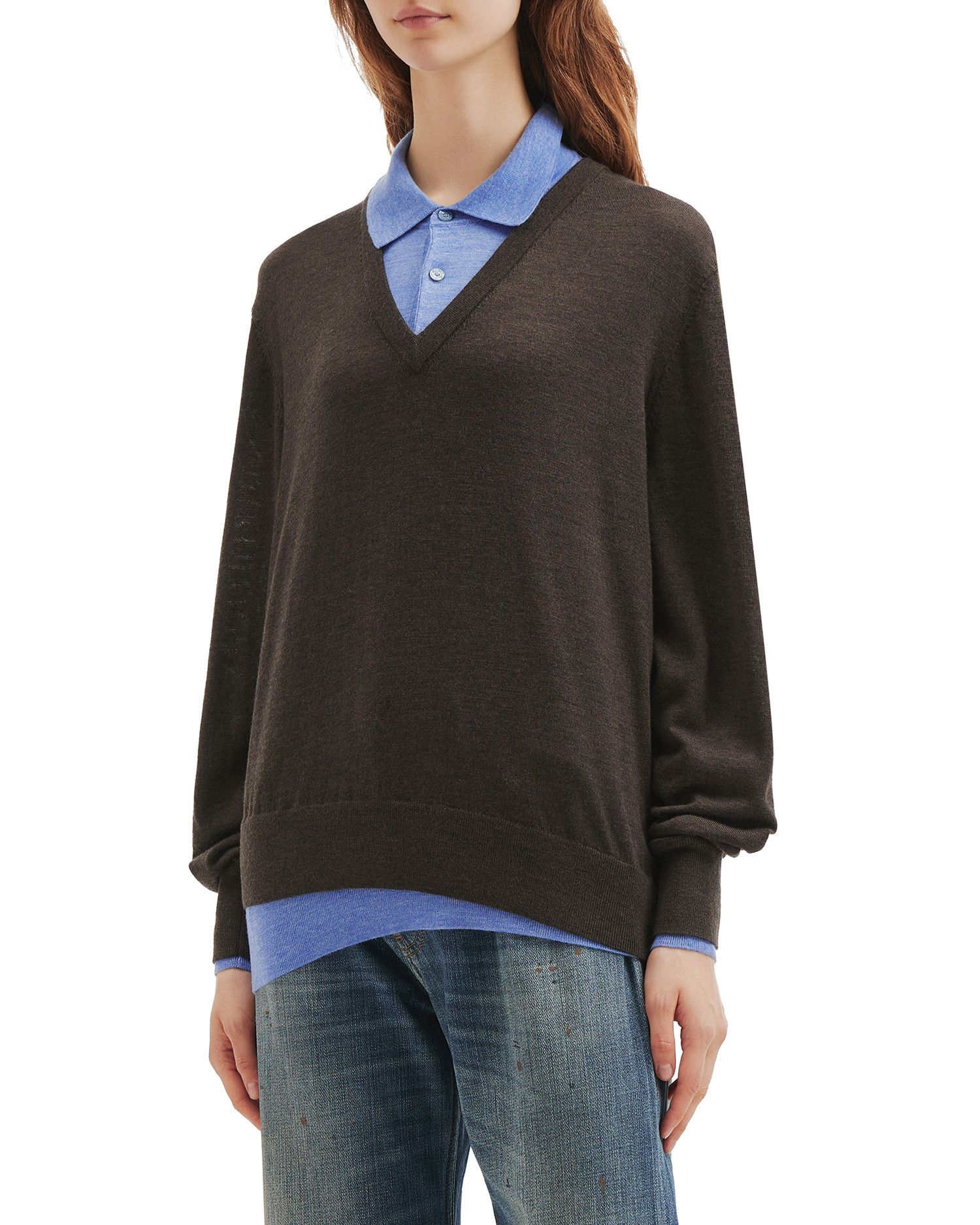 Acne Studios Acne Studios Layered Spliced Design Knitwear Size S / US 4 / IT 40 - 3 Thumbnail