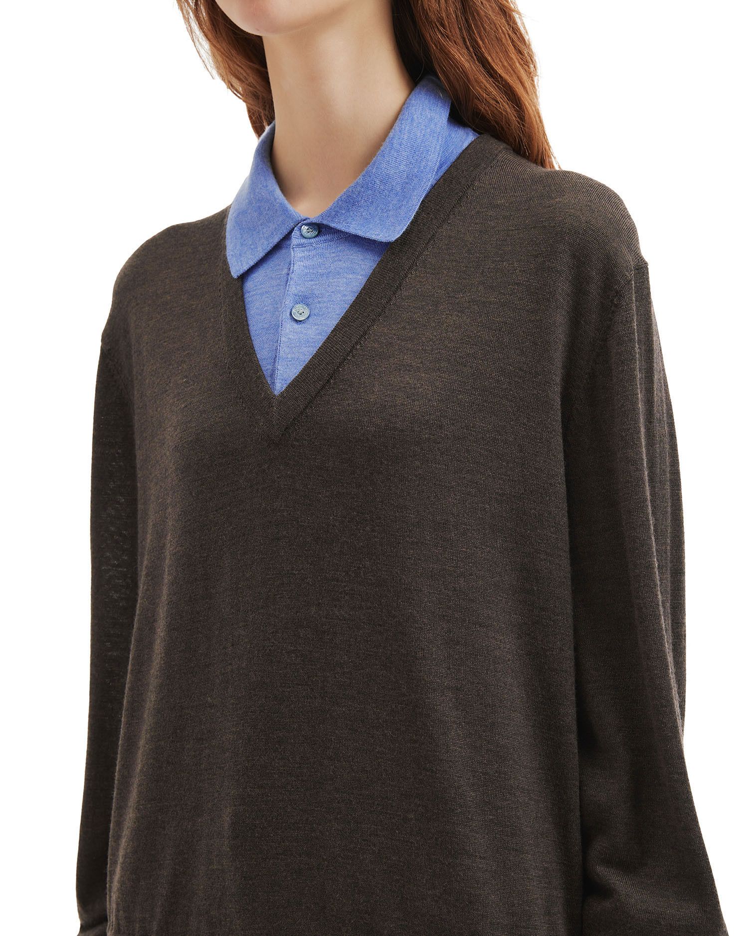 Acne Studios Acne Studios Layered Spliced Design Knitwear Size S / US 4 / IT 40 - 5 Thumbnail