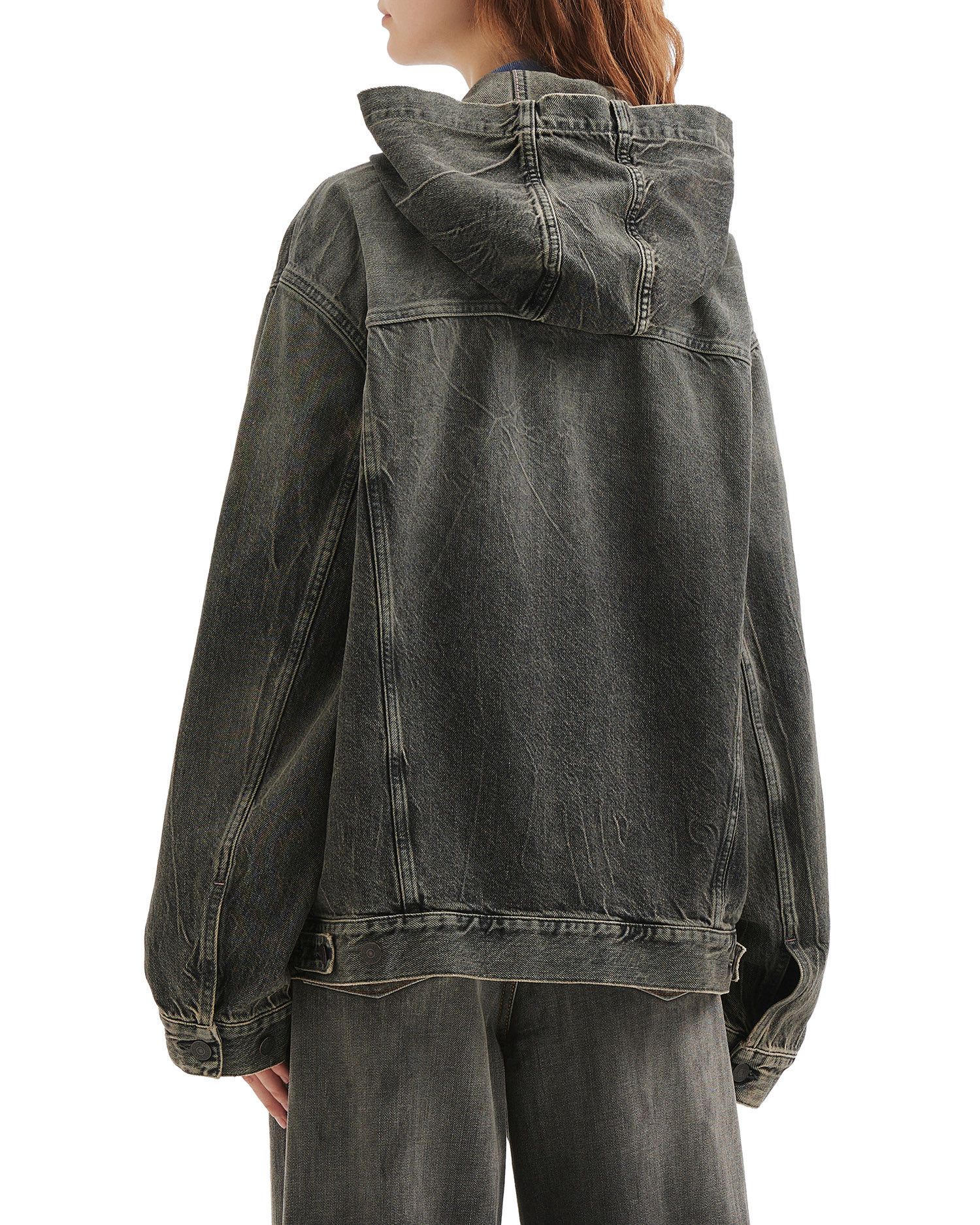 Acne Studios Acne Studios Hooded Denim Jacket Size XXS / US 00 / IT 34 - 4 Thumbnail