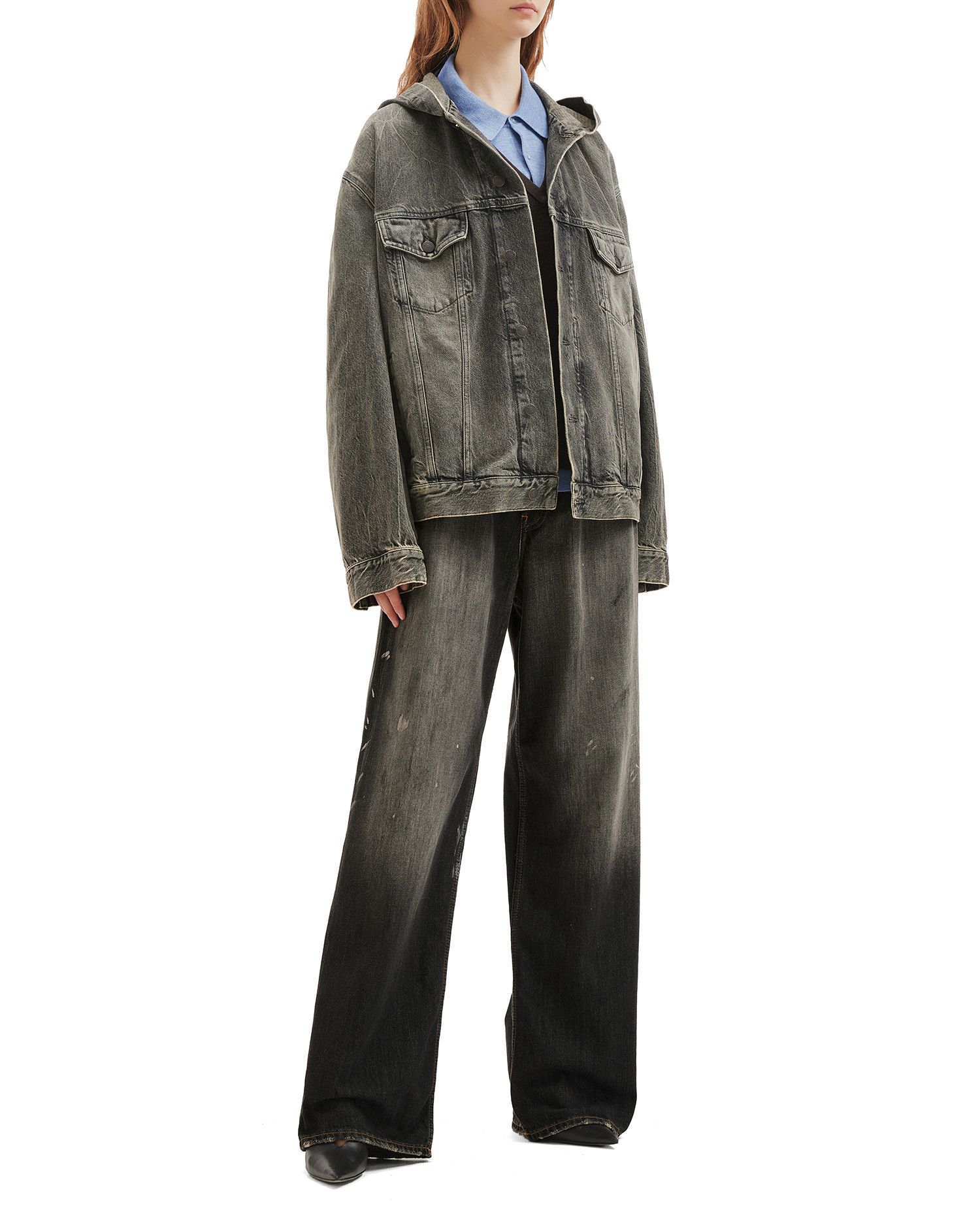 Acne Studios Acne Studios 1981 BAGGY FIT Splatter Distressed Design Jeans Size 24" / US 00 / IT 34 - 2 Thumbnail