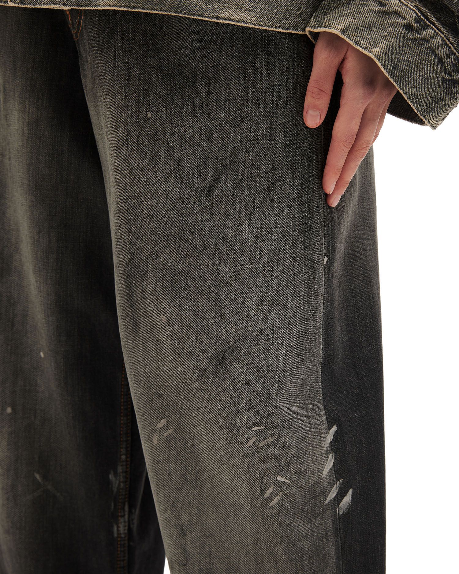 Acne Studios Acne Studios 1981 BAGGY FIT Splatter Distressed Design Jeans Size 24" / US 00 / IT 34 - 5 Thumbnail