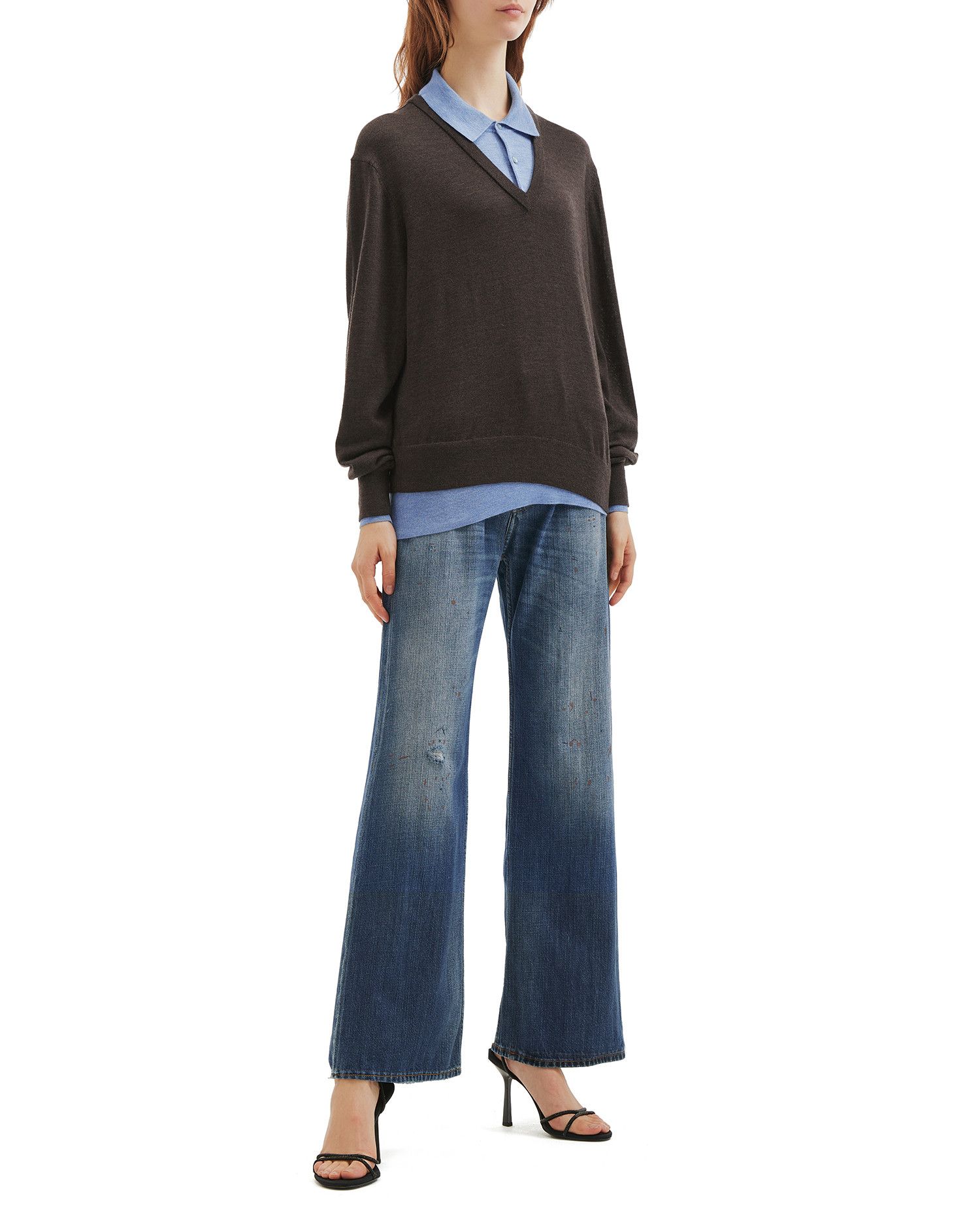 Acne Studios Acne Studios 2021F LOOSE FIT Ripped Distressed Design Jeans Size 28" / US 6 / IT 42 - 2 Thumbnail