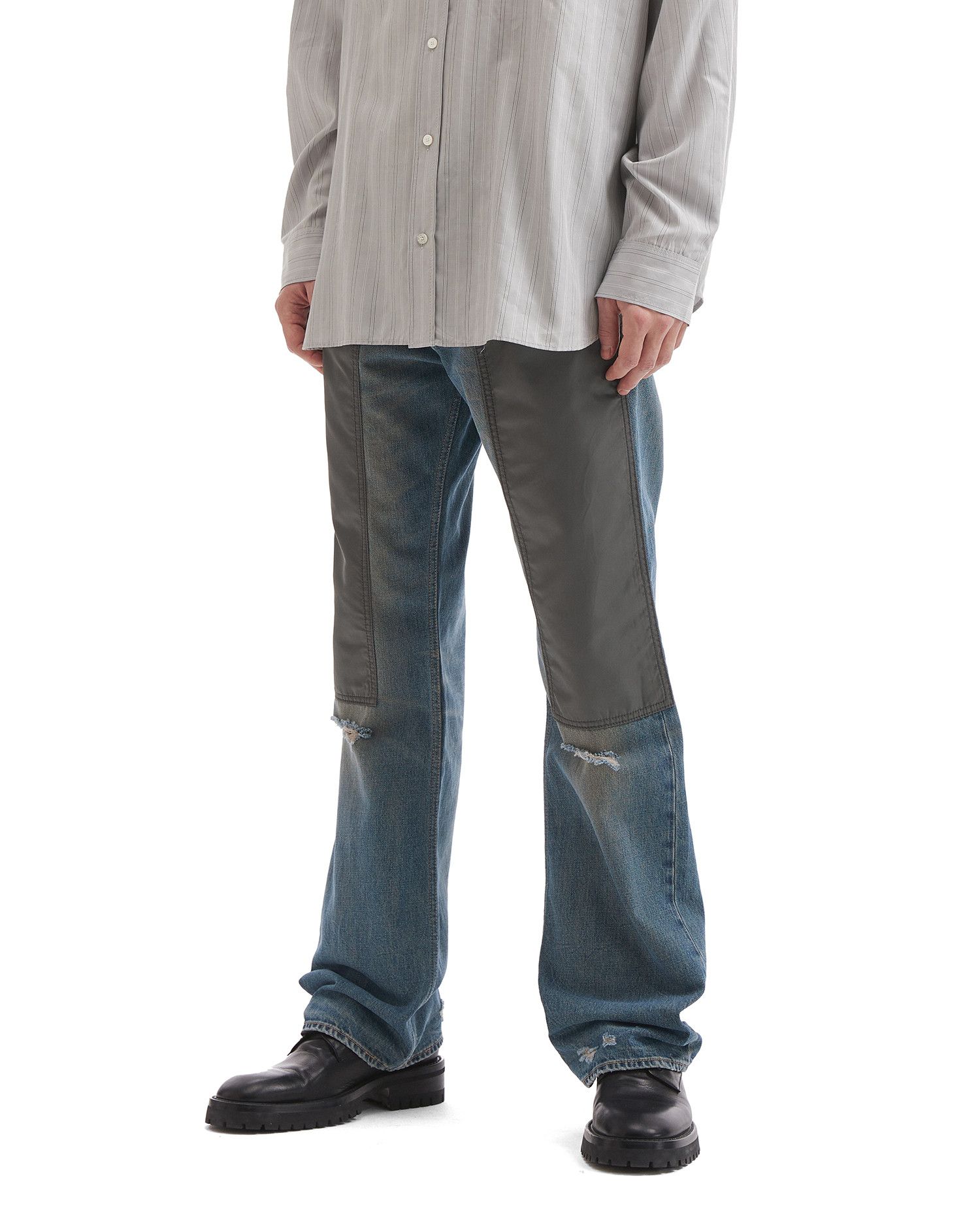 Acne Studios Acne Studios Ripped Spliced Design Jeans Size US 28 / EU 44 - 3 Thumbnail