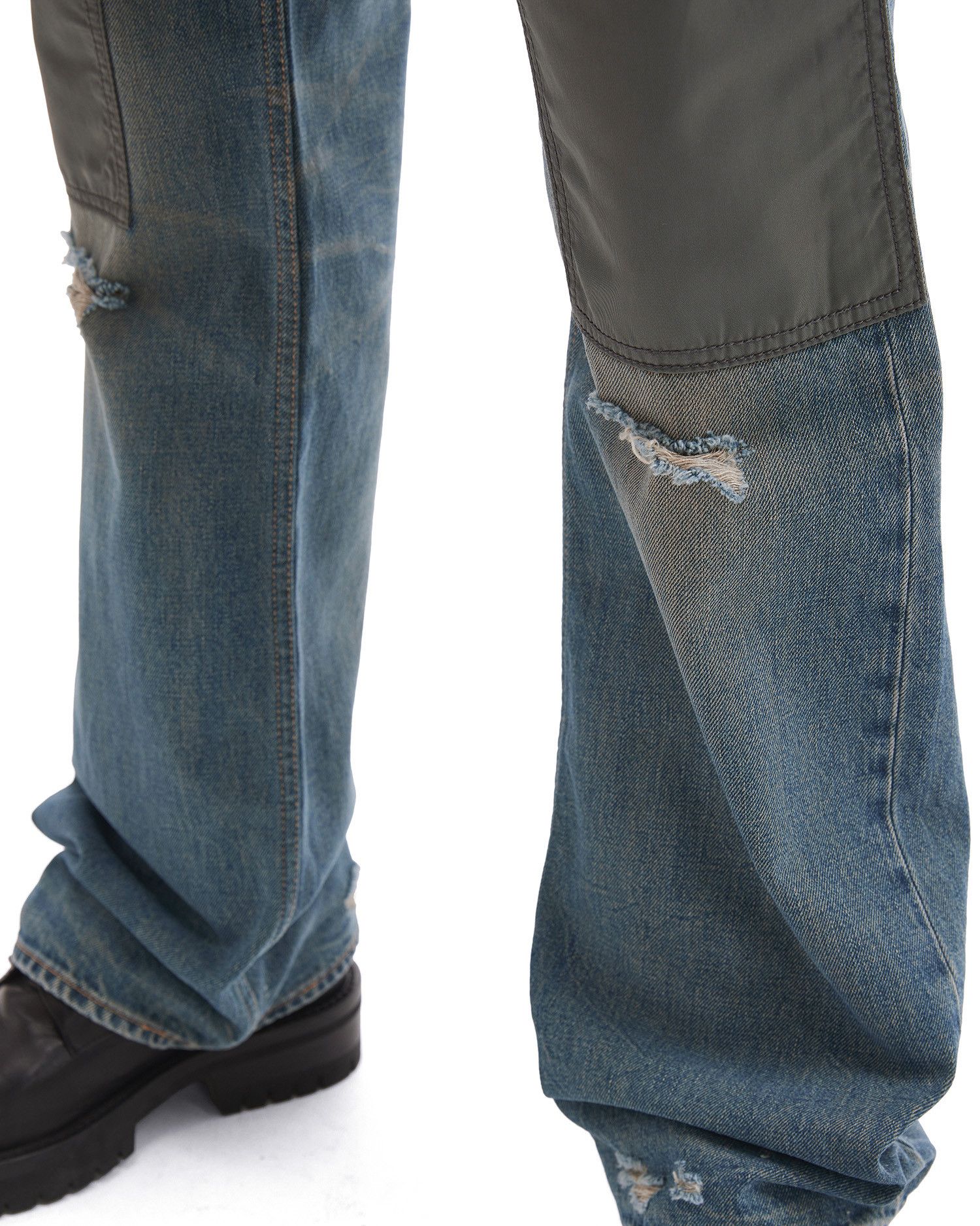 Acne Studios Acne Studios Ripped Spliced Design Jeans Size US 30 / EU 46 - 5 Thumbnail