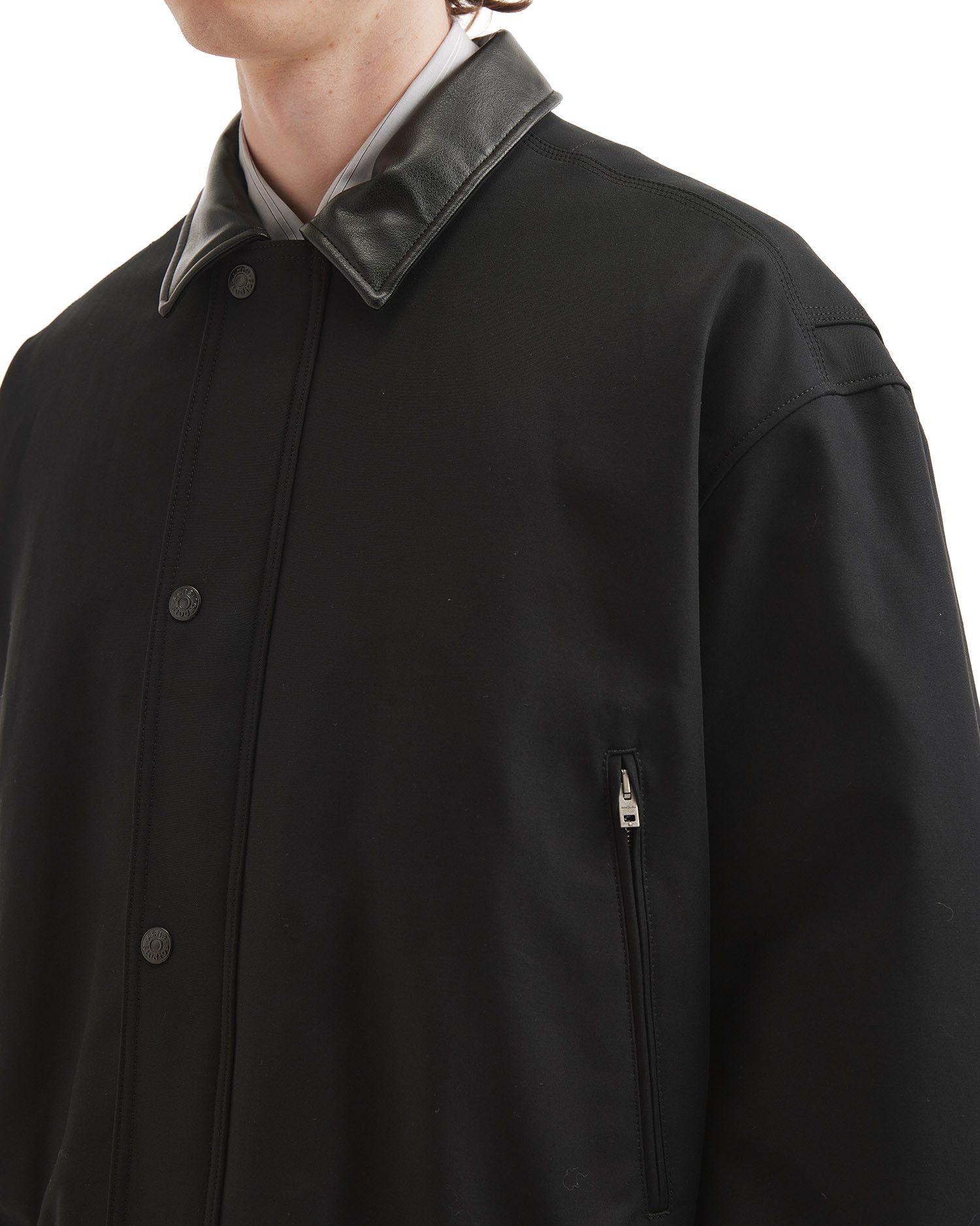 Acne Studios Acne Studios Spliced Collar Straight Button Jacket Size US L / EU 52-54 / 3 - 5 Thumbnail