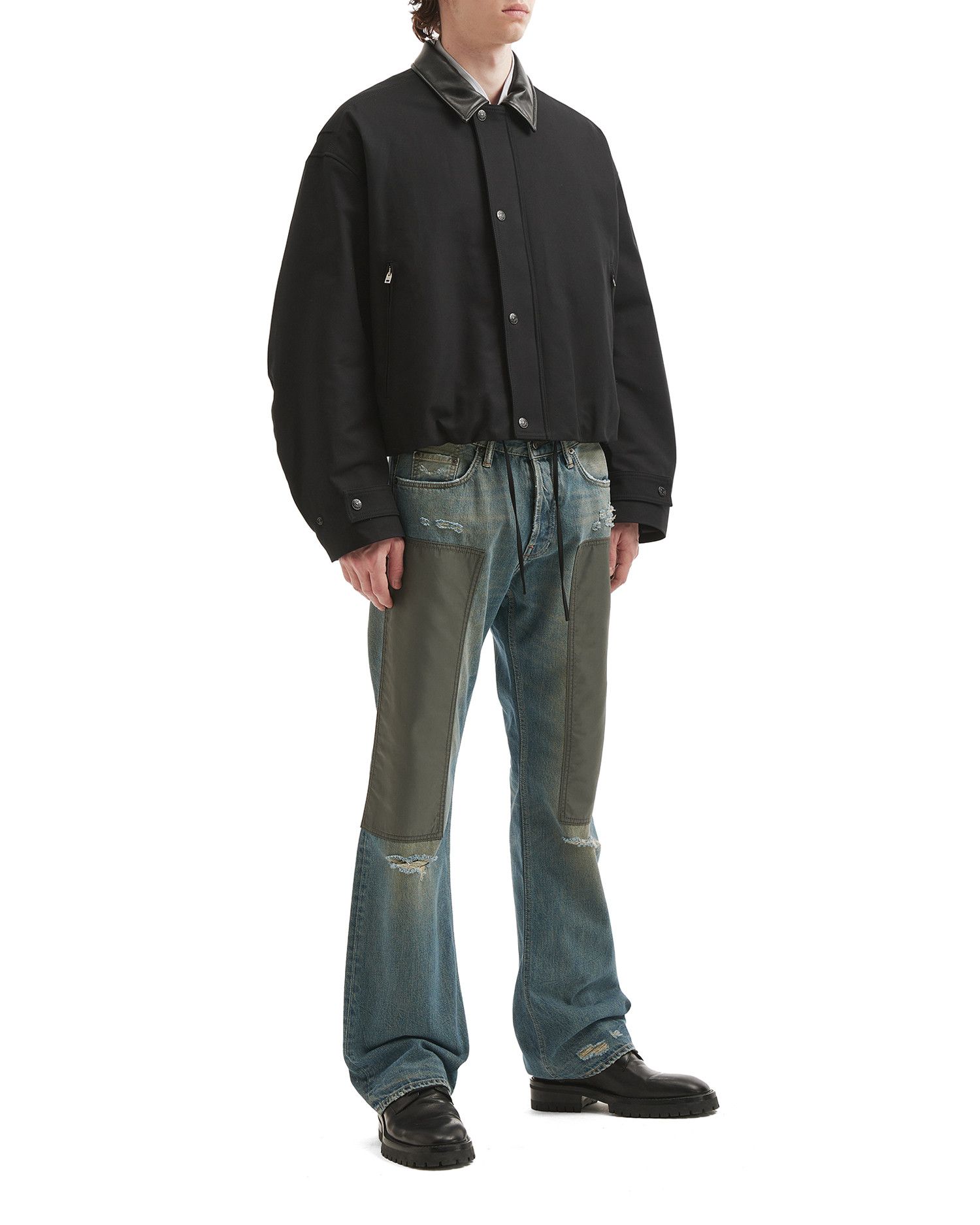 Acne Studios Acne Studios Spliced Collar Straight Button Jacket Size US L / EU 52-54 / 3 - 2 Thumbnail