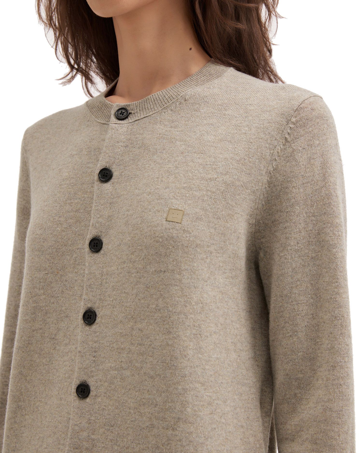 Acne Studios Acne Studios FACE Label Ornament Knit Cardigan Size XS / US 0-2 / IT 36-38 - 5 Thumbnail