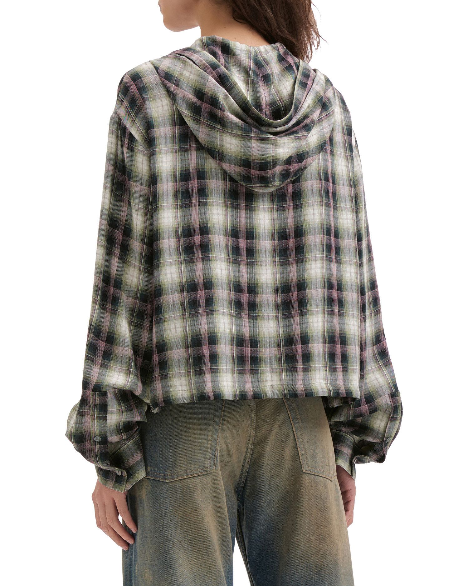 Acne Studios Acne Studios Plaid Hooded Top Size S / US 4 / IT 40 - 4 Thumbnail