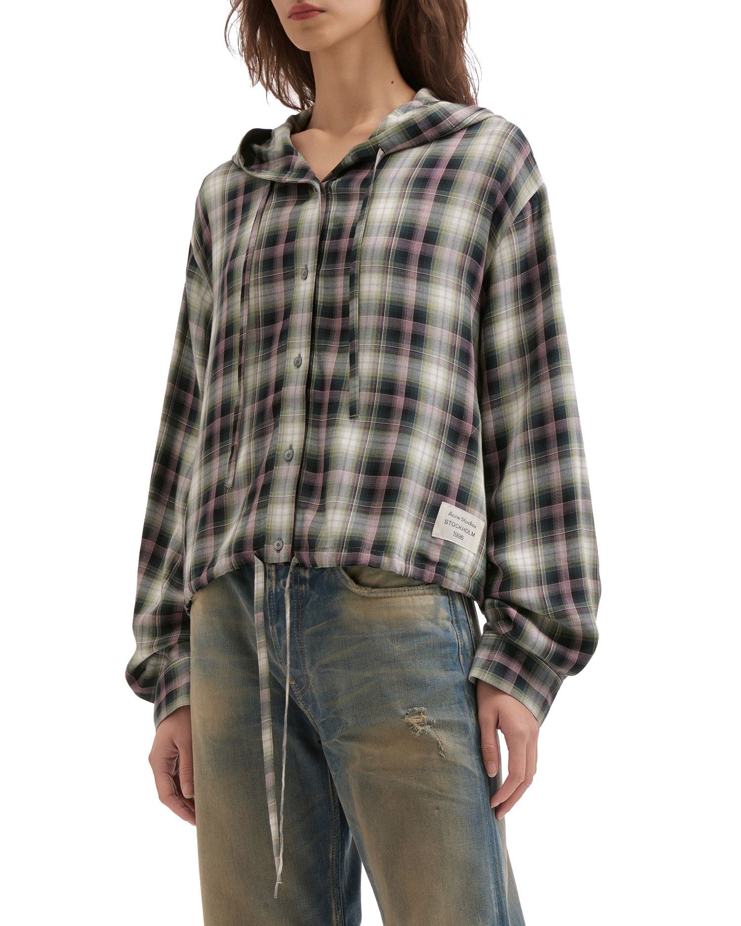 Acne Studios Acne Studios Plaid Hooded Top Size S / US 4 / IT 40 - 3 Thumbnail
