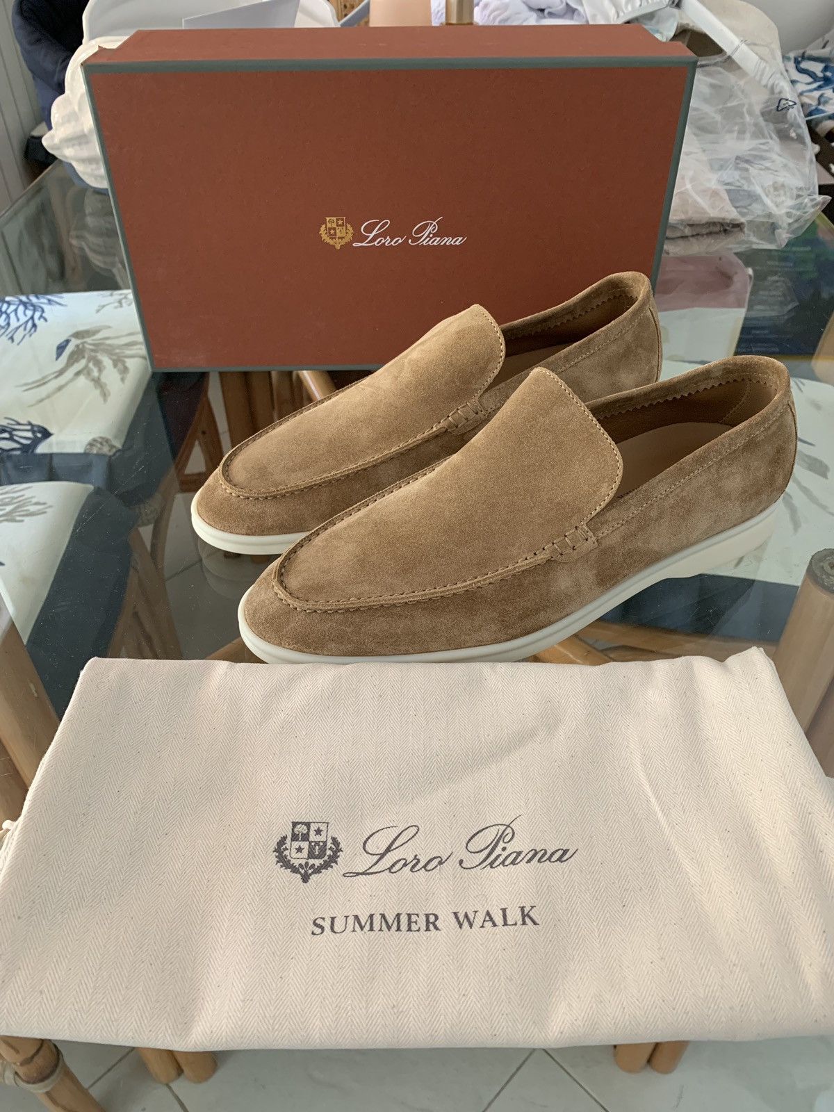 金*)様 Loropiana summer walk 42サイズ Loro Piana Loro Piana Summer Walk Camel 42/43.5/44 | Grailed