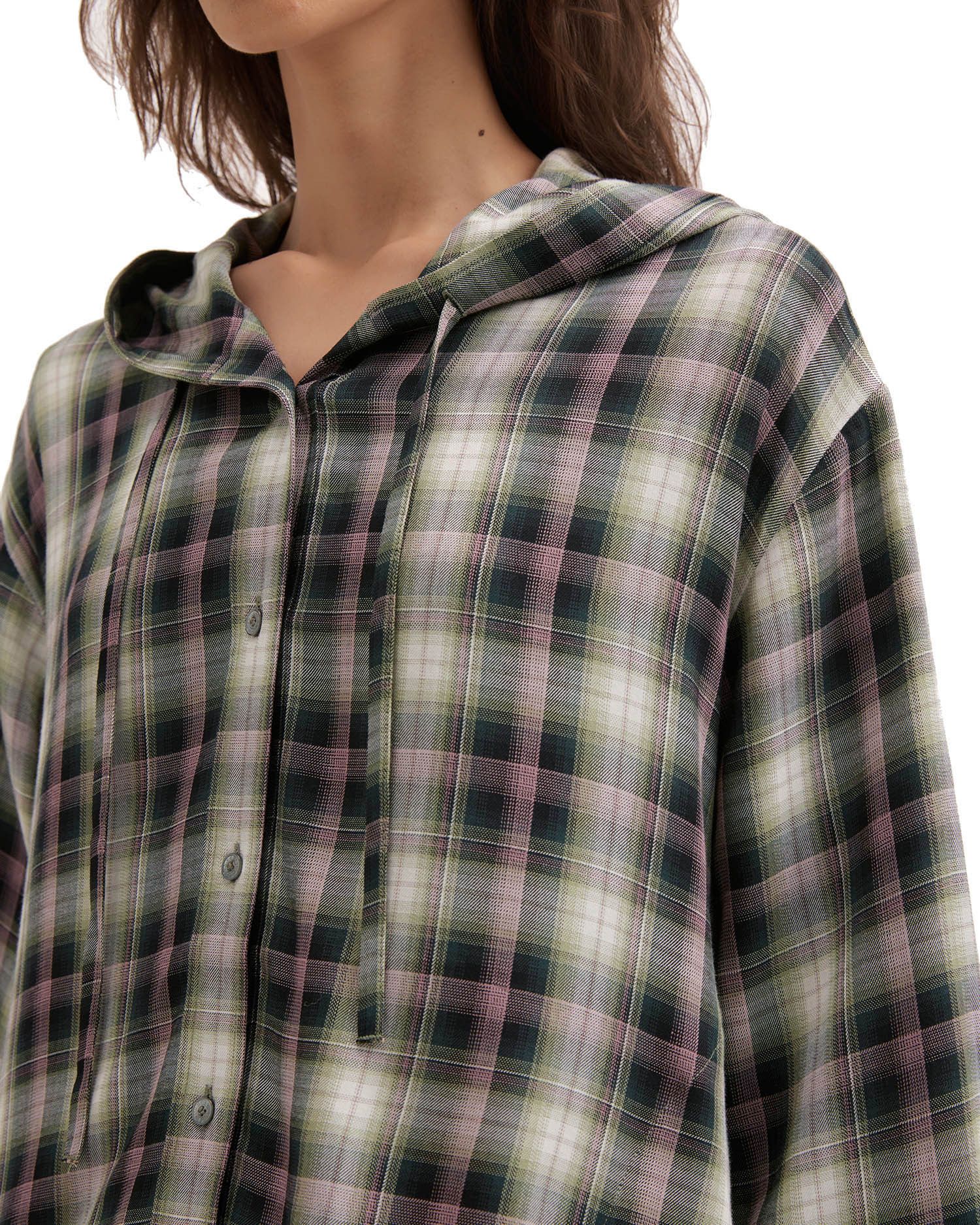 Acne Studios Acne Studios Plaid Hooded Top Size M / US 6-8 / IT 42-44 - 5 Thumbnail