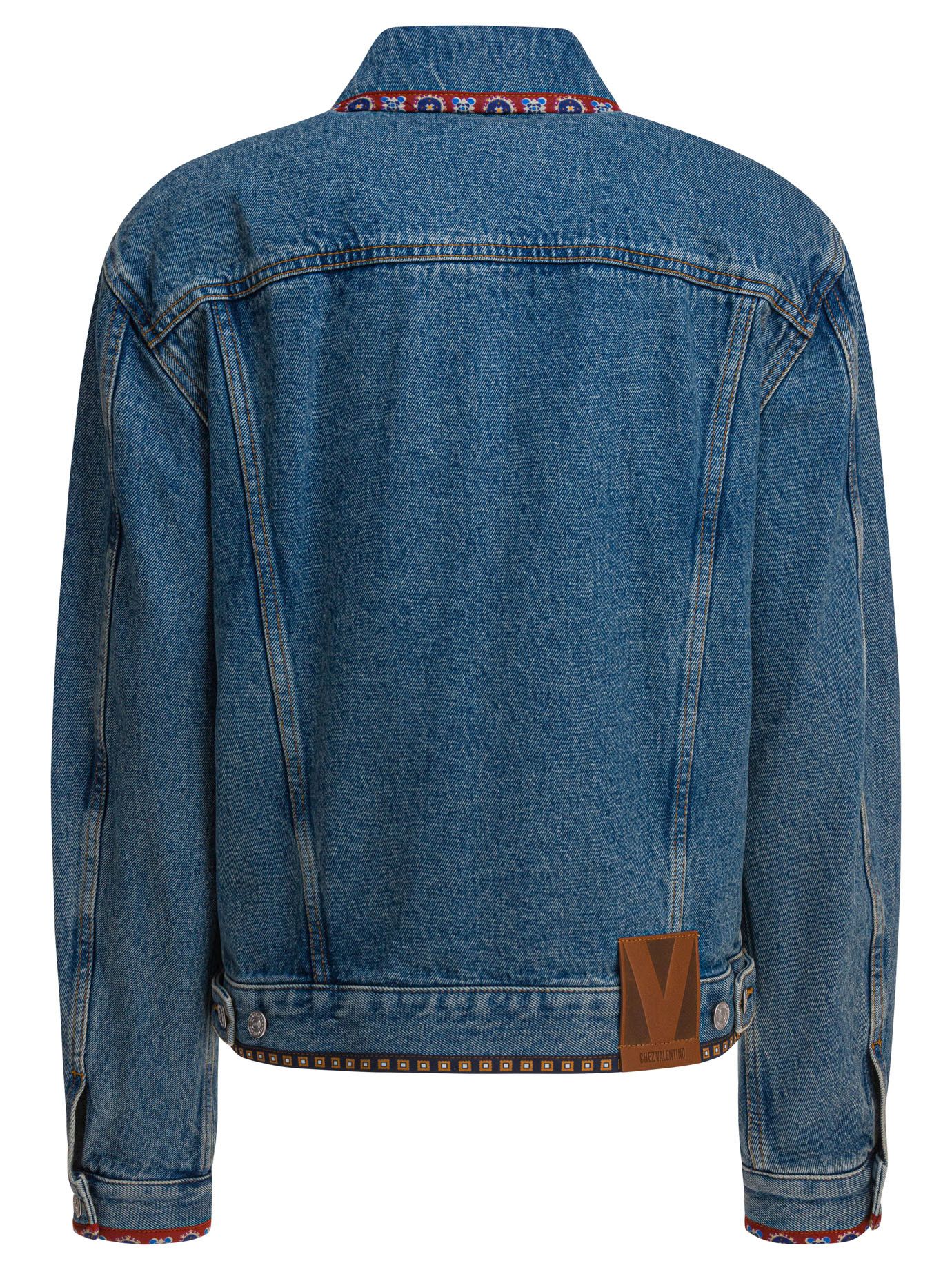 Valentino Valentino Embroidery Denim Jacket tag size 44 Women - USA Duties Paid Size M / US 6-8 / IT 42-44 - 2 Thumbnail