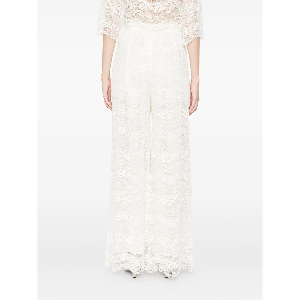 TWINSET Twinset WHITE Trousers - Palazzo Pants Size 28" / US 6 / IT 42 - 4 Thumbnail