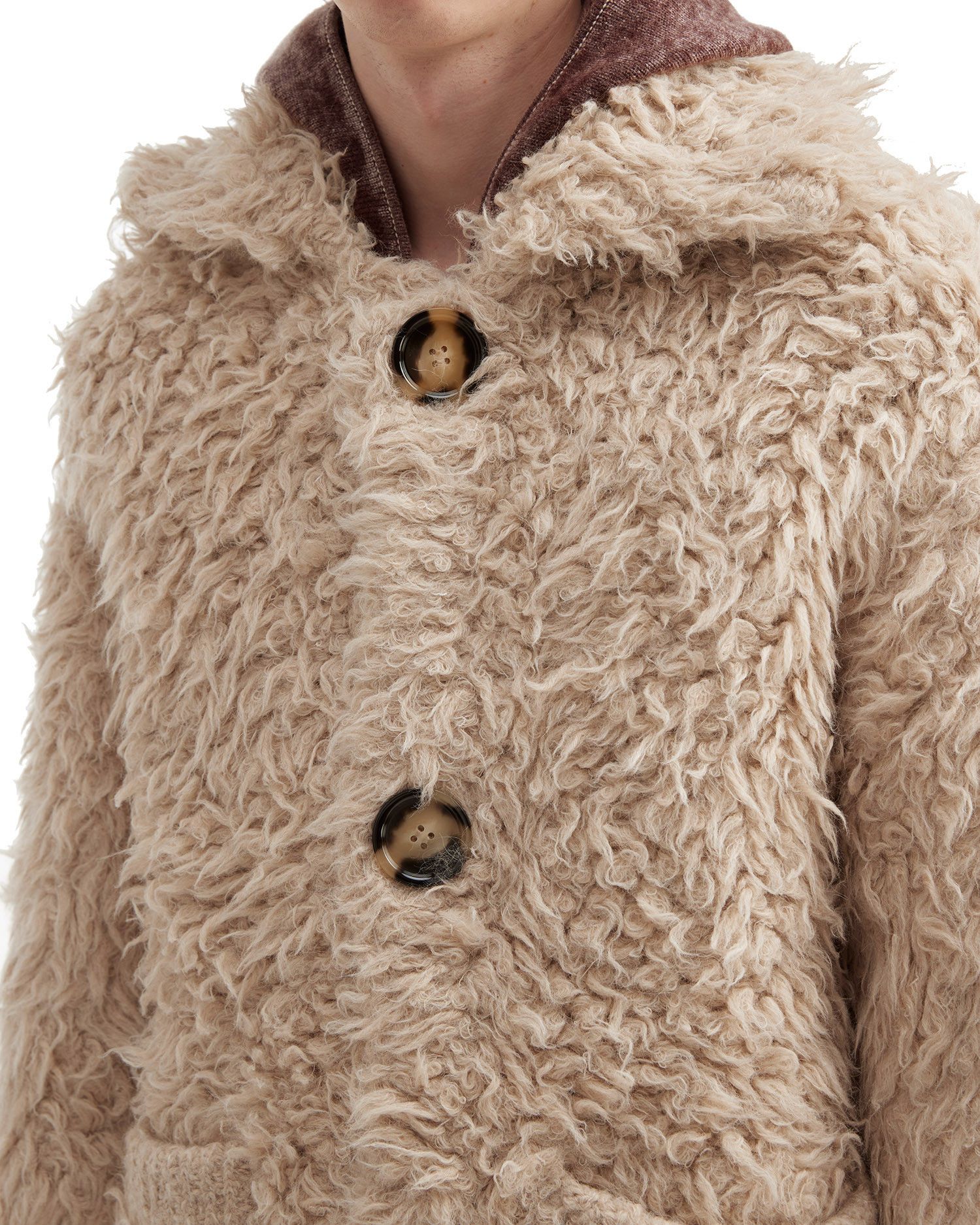 Acne Studios Acne Studios Fur Fleece Knit Cardigan Size US XXL / EU 58 / 5 - 5 Thumbnail