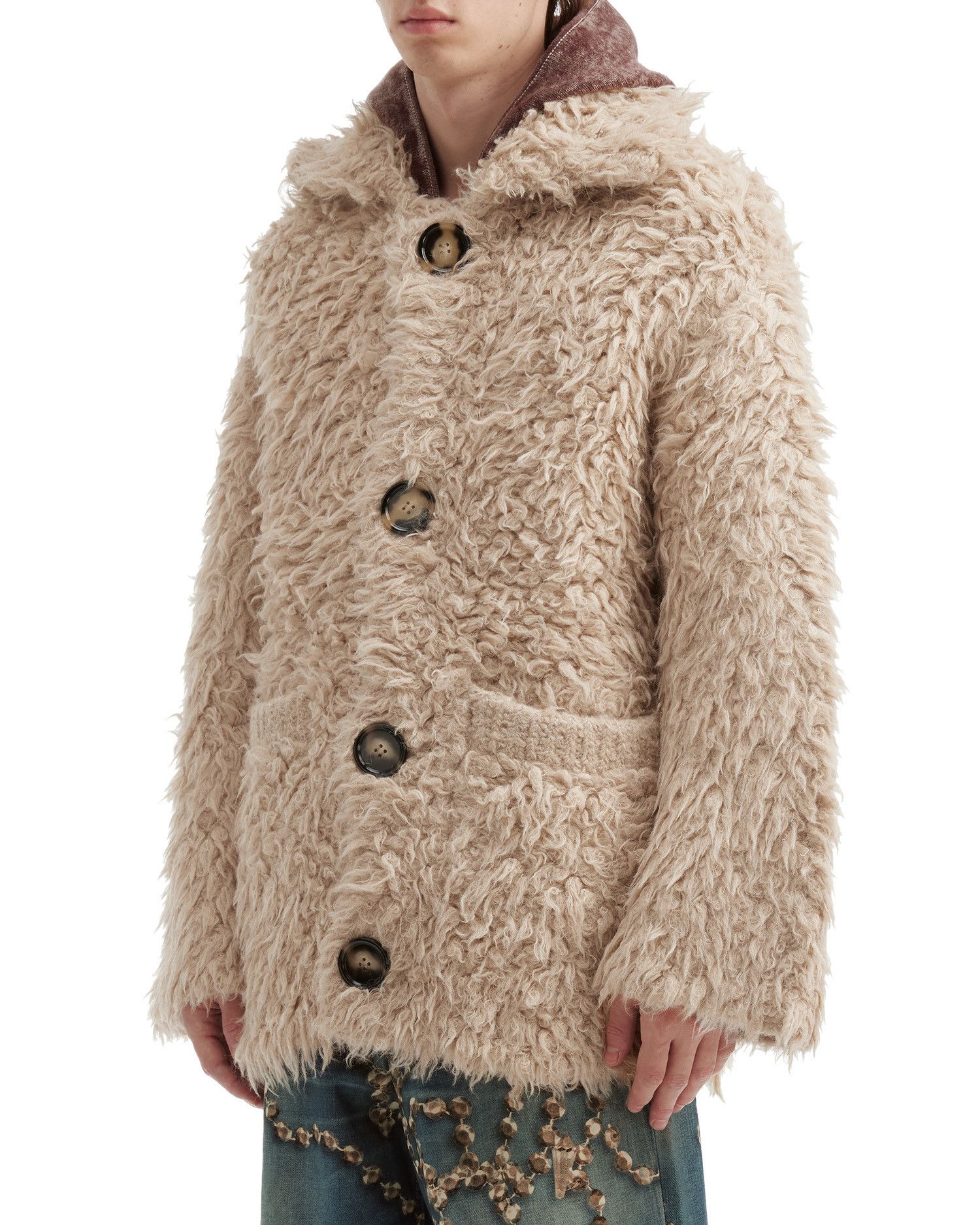 Acne Studios Acne Studios Fur Fleece Knit Cardigan Size US XXL / EU 58 / 5 - 3 Thumbnail