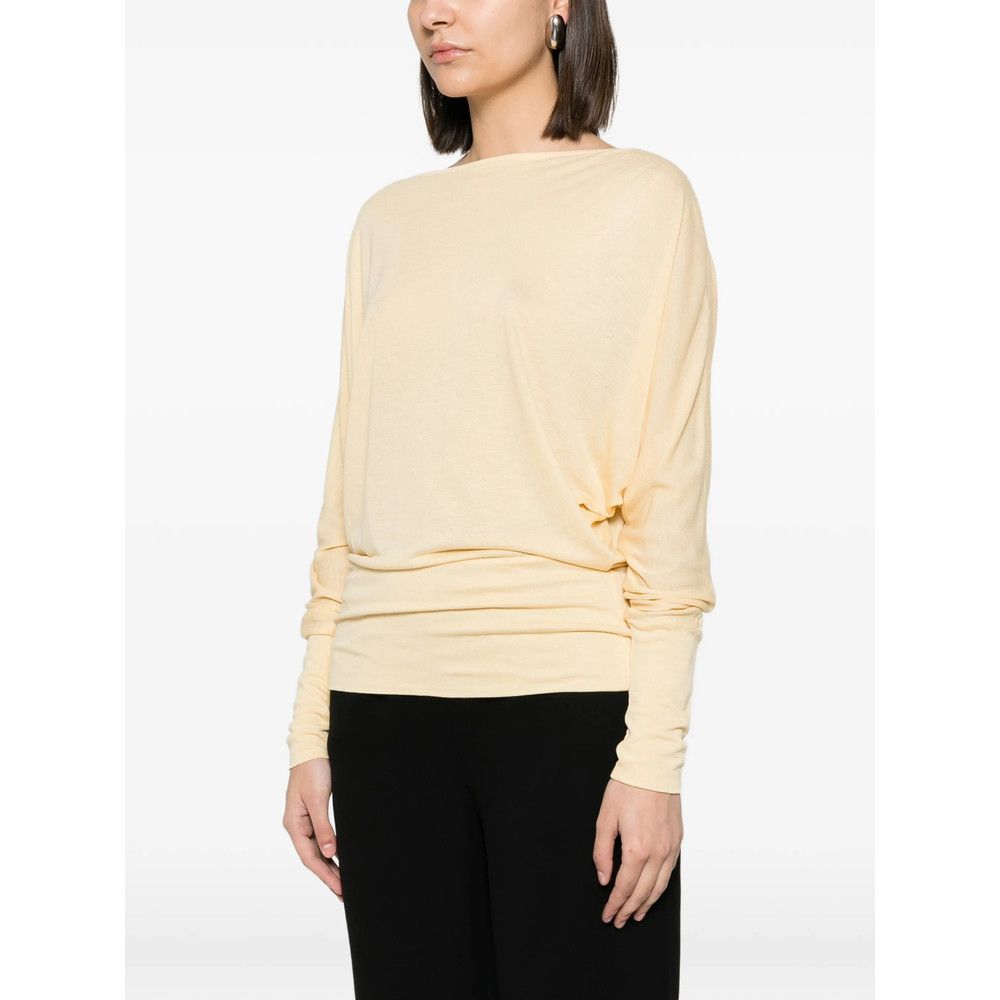 Toteme Toteme YELLOW Knitwear - Jumpers Size M / US 6-8 / IT 42-44 - 2 Thumbnail