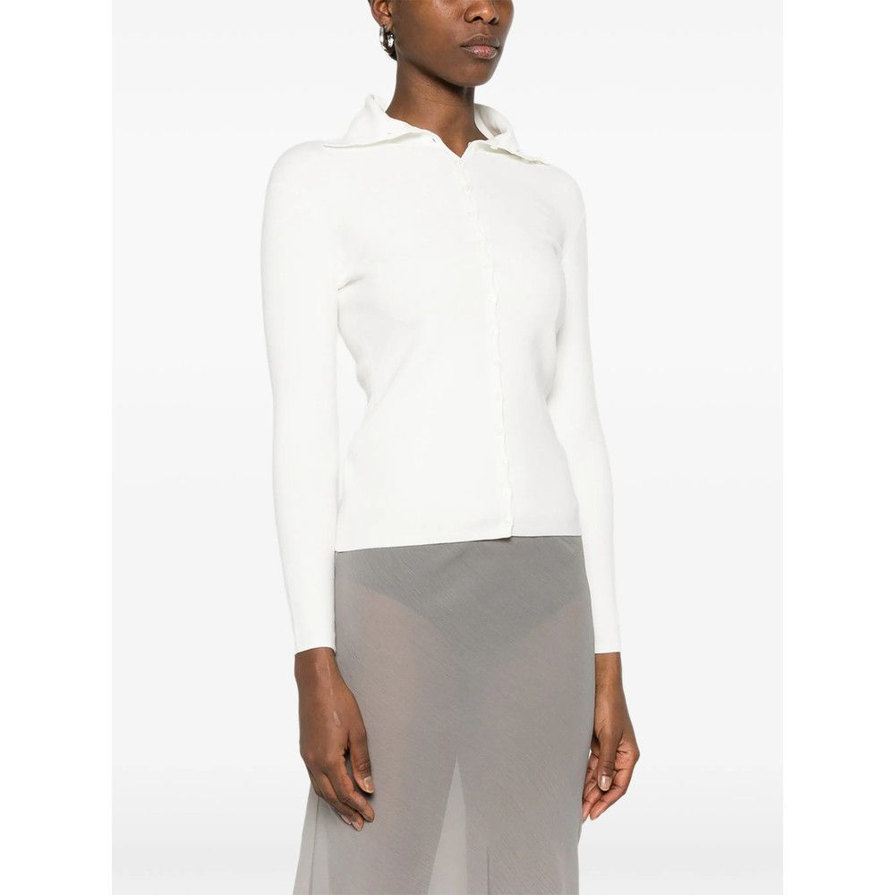 Toteme Toteme WHITE Tops - Cardigans Size XS / US 0-2 / IT 36-38 - 5 Thumbnail