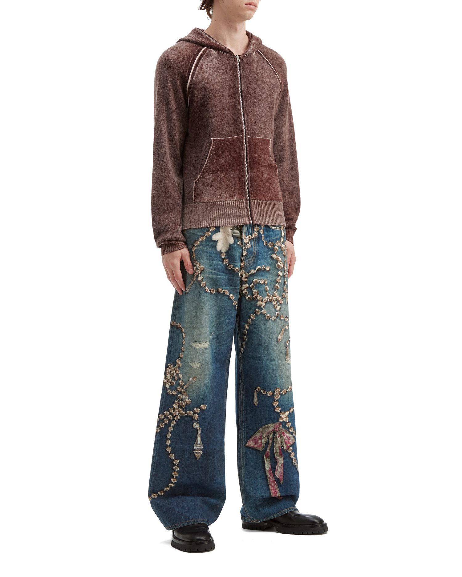 Acne Studios Acne Studios Chain Pattern Print Jeans Size US 28 / EU 44 - 2 Thumbnail