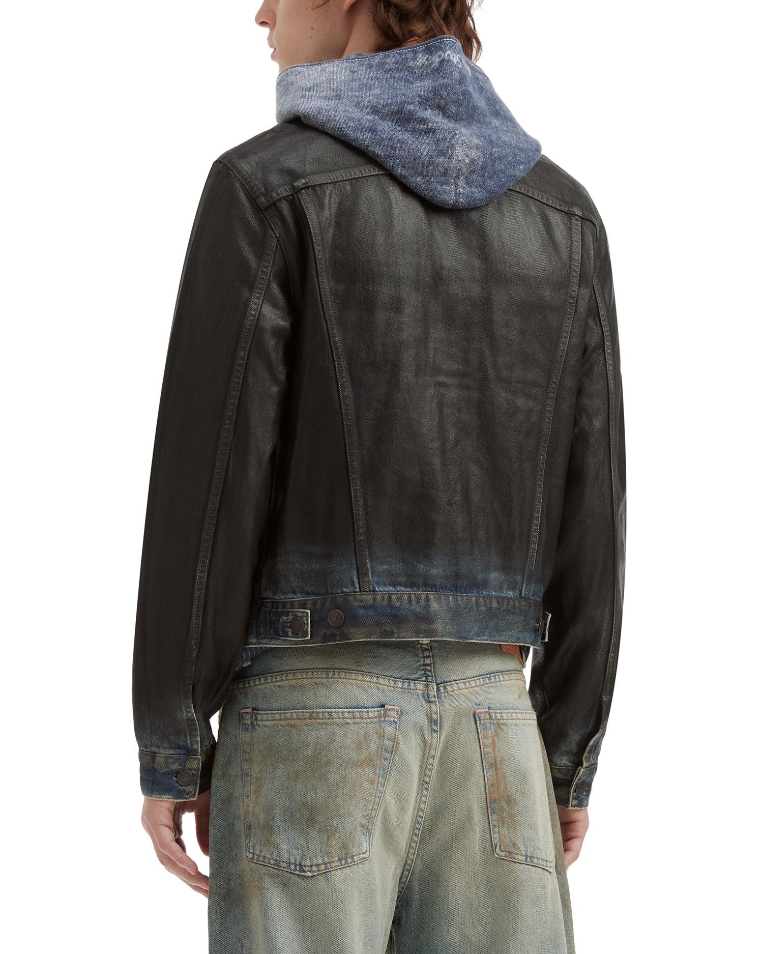 Acne Studios Acne Studios Gradient Rub Color Effect Denim Jacket Size US L / EU 52-54 / 3 - 4 Thumbnail