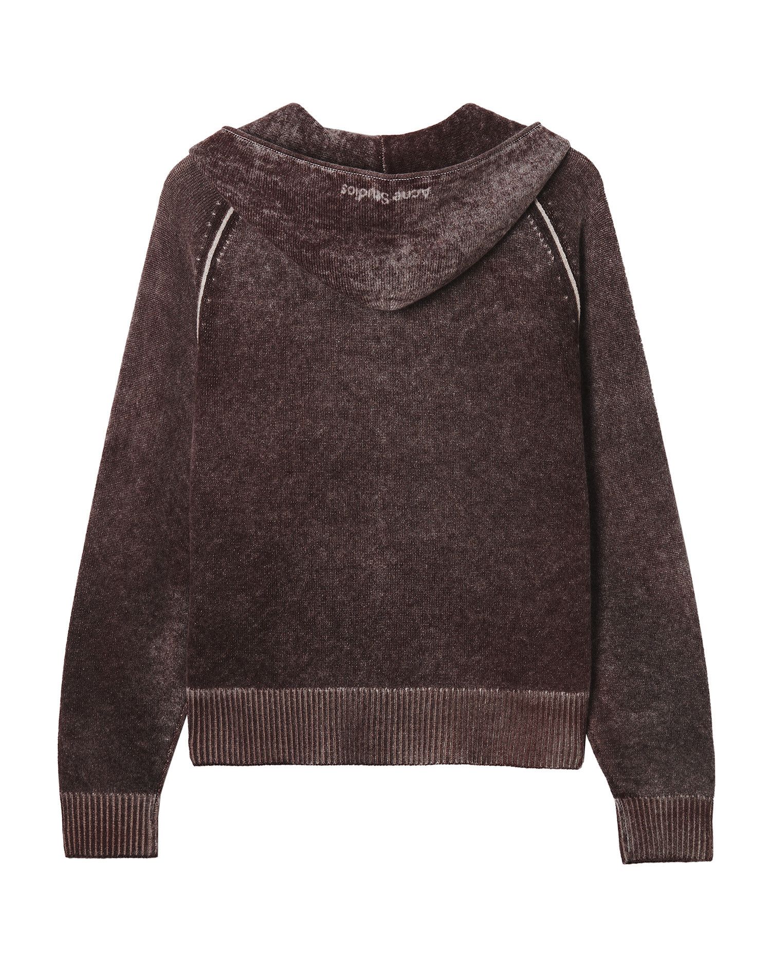 Acne Studios Acne Studios Faded Effect Hooded Zipper Knitwear Size US M / EU 48-50 / 2 - 6 Thumbnail