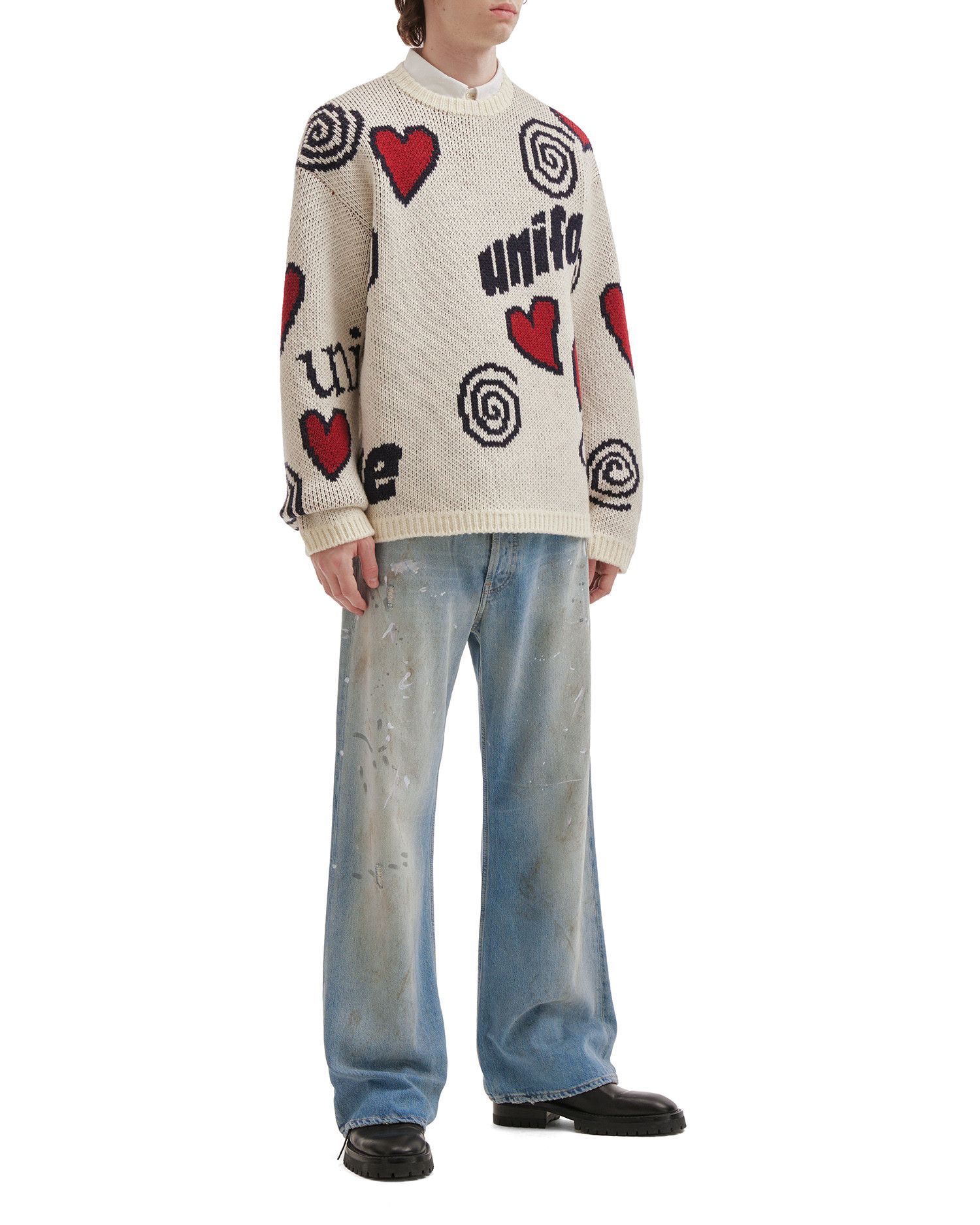 Acne Studios Acne Studios Splatter Distressed Design Jeans Size US 32 / EU 48 - 2 Thumbnail