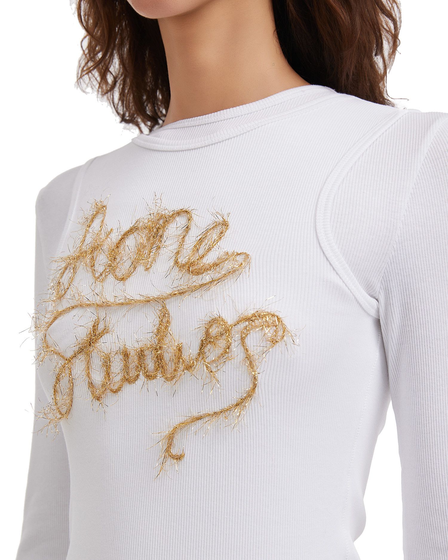 Acne Studios Acne Studios Letter Graphic Long Sleeve Top Size M / US 6-8 / IT 42-44 - 5 Thumbnail