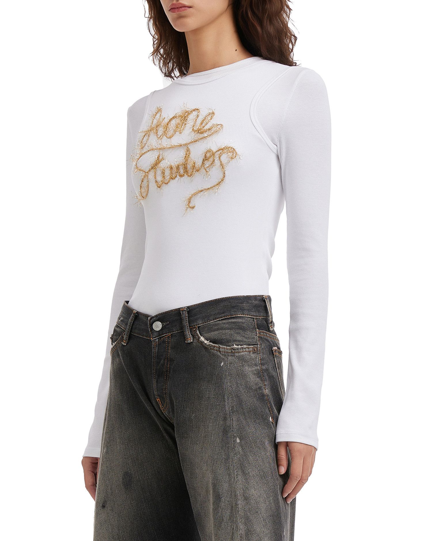 Acne Studios Acne Studios Letter Graphic Long Sleeve Top Size XS / US 0-2 / IT 36-38 - 3 Thumbnail