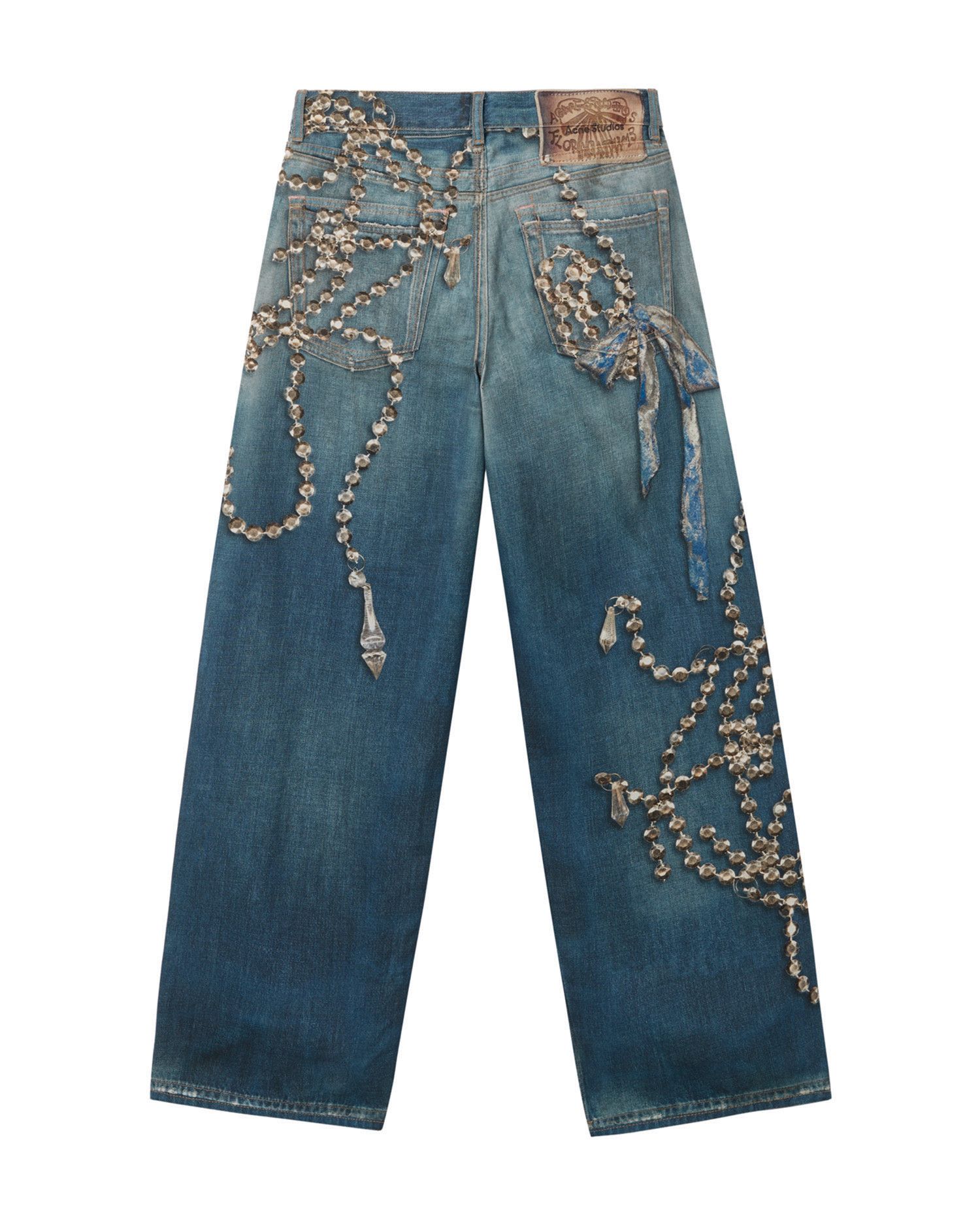 Acne Studios Acne Studios Chain Pattern Print Jeans Size 26" / US 2 / IT 38 - 6 Thumbnail