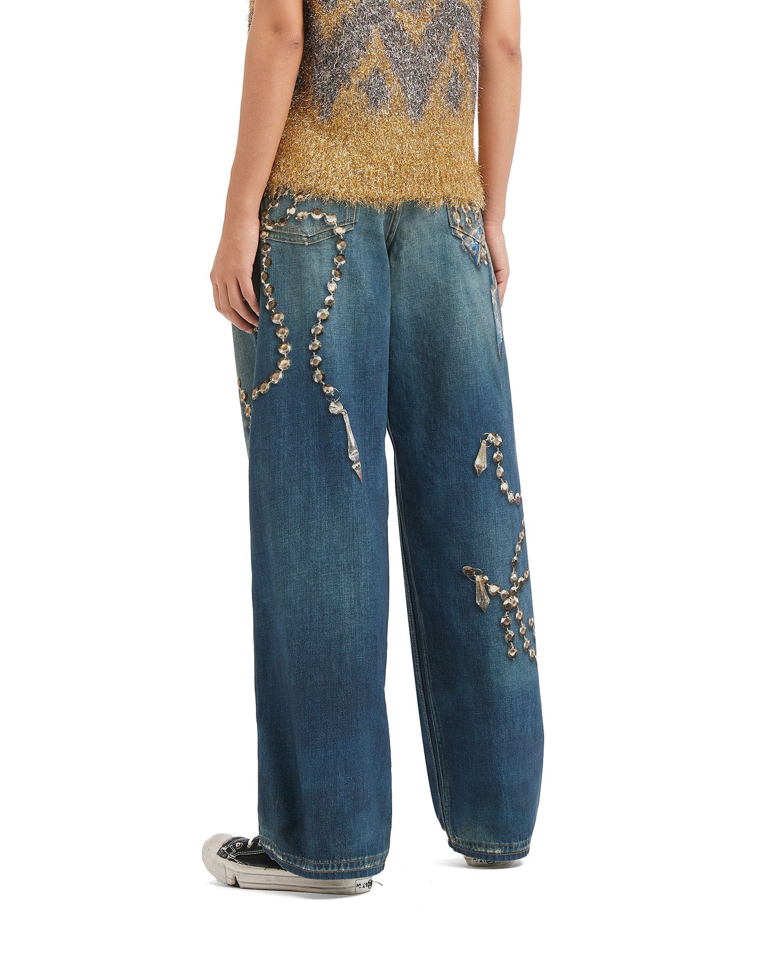 Acne Studios Acne Studios Chain Pattern Print Jeans Size 24" / US 00 / IT 34 - 4 Thumbnail