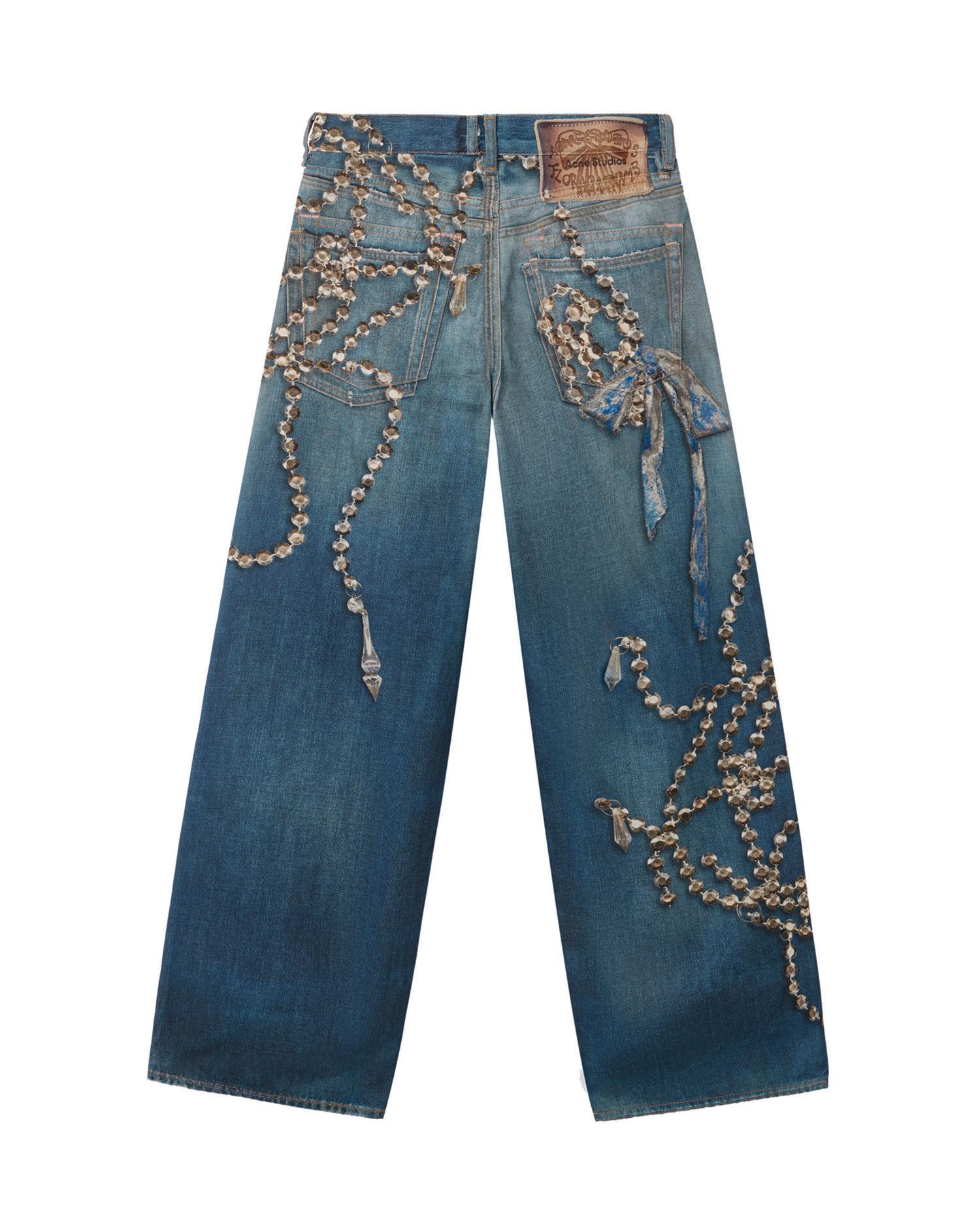 Acne Studios Acne Studios Chain Pattern Print Jeans Size 22" - 6 Thumbnail