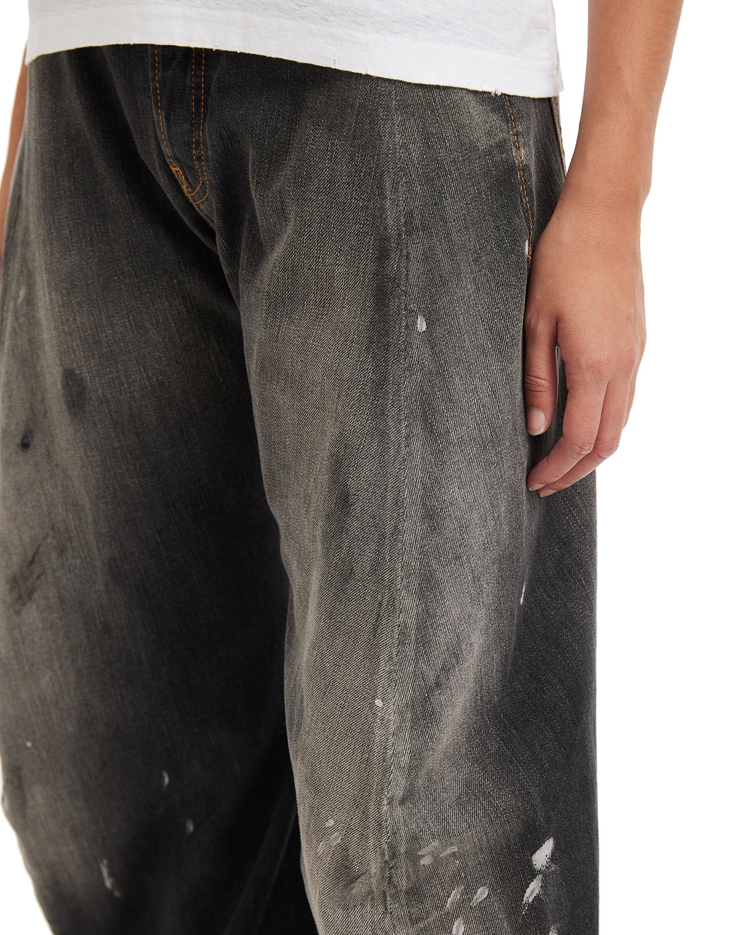 Acne Studios Acne Studios 2006F LOOSE FIT Splatter Distressed Design J... Size 25" / US 0 / IT 36 - 5 Thumbnail