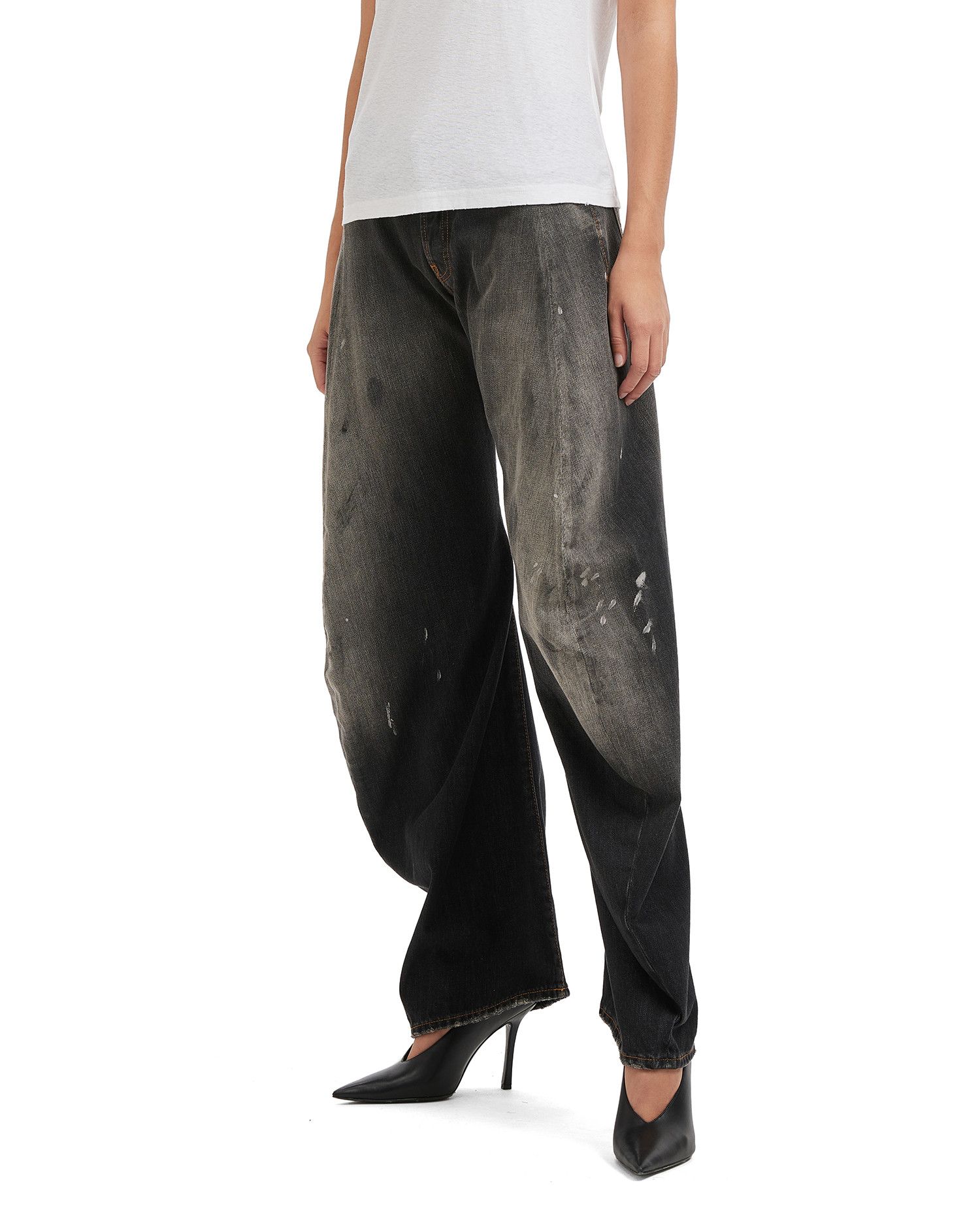 Acne Studios Acne Studios 2006F LOOSE FIT Splatter Distressed Design J... Size 25" / US 0 / IT 36 - 3 Thumbnail