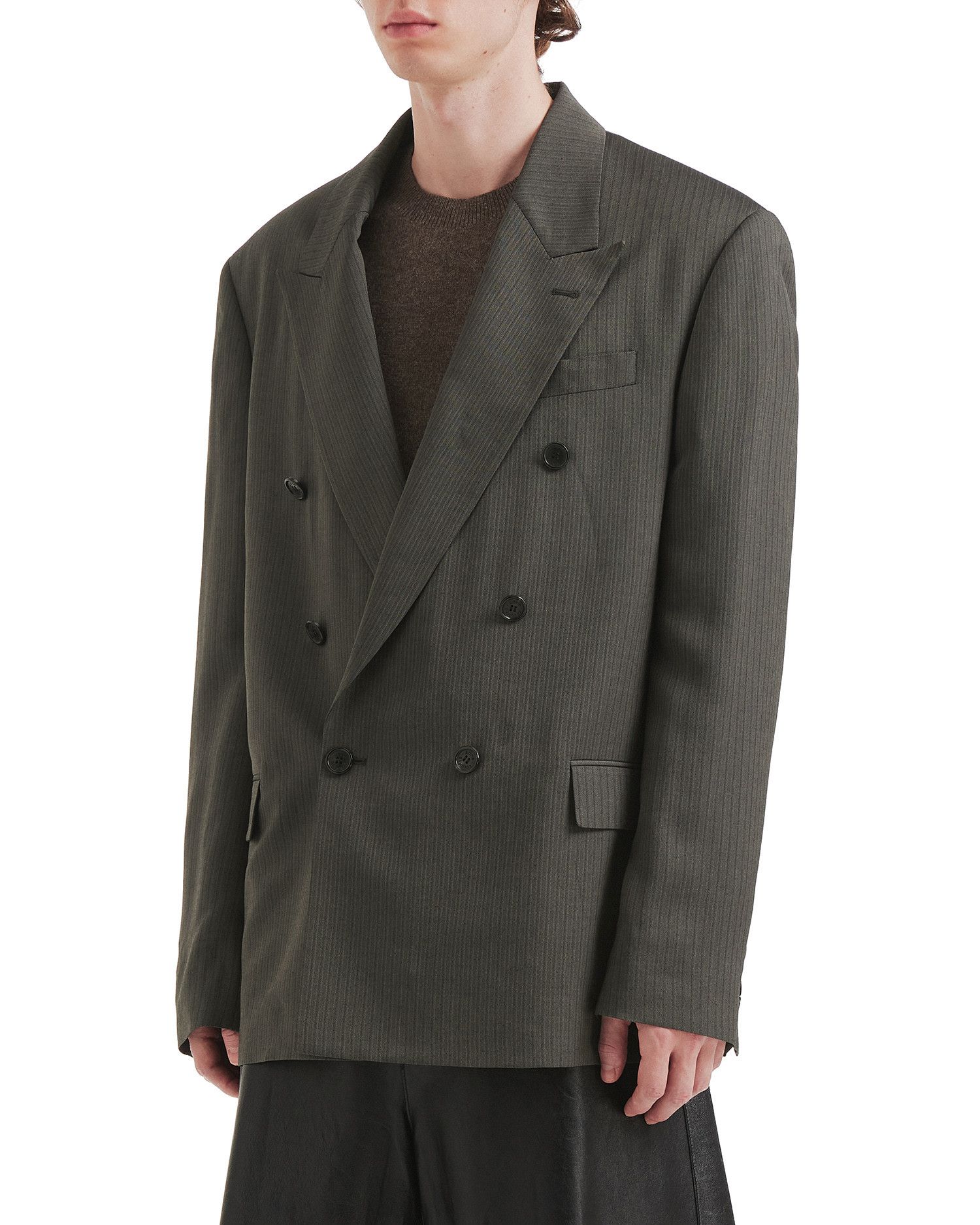 Acne Studios Acne Studios Stripe Double Breasted Blazer Jacket Size 42R - 3 Thumbnail