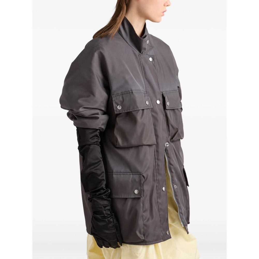 Prada Prada GREY Jackets - Military Jackets Size S / US 4 / IT 40 - 5 Thumbnail