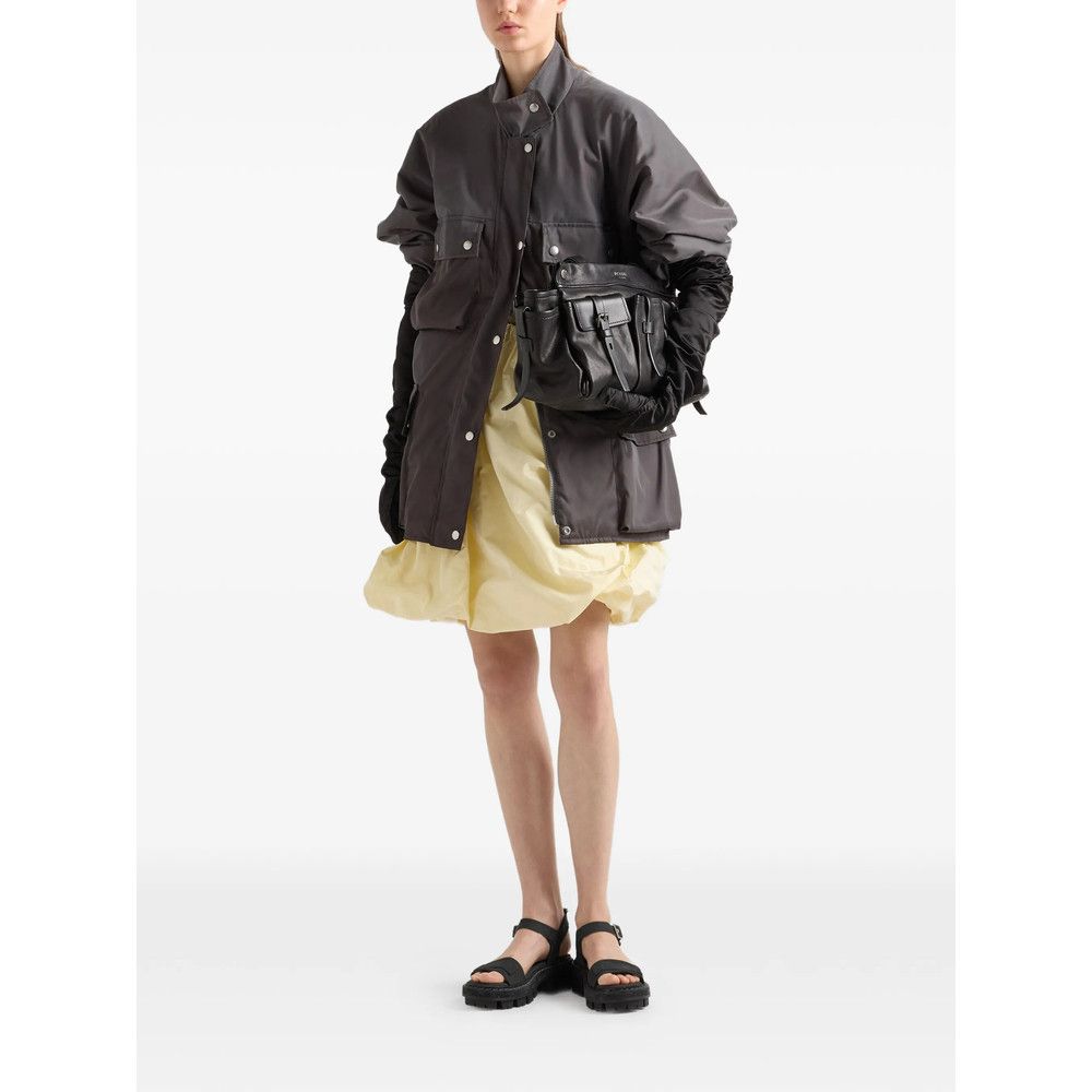 Prada Prada GREY Jackets - Military Jackets Size S / US 4 / IT 40 - 2 Thumbnail