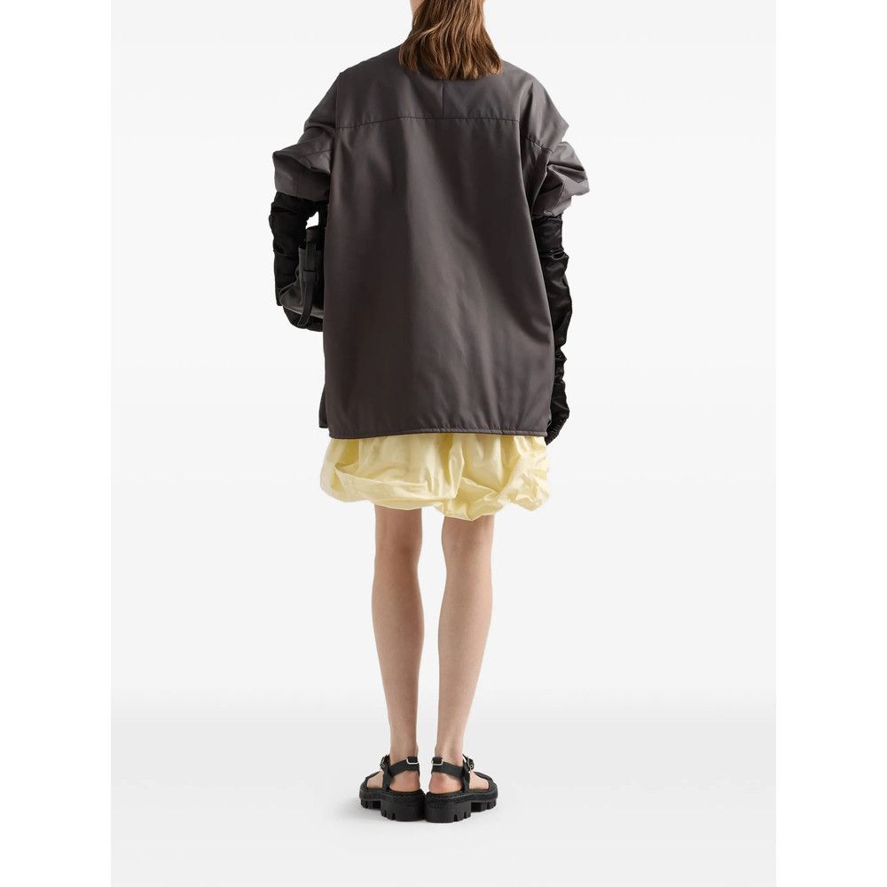 Prada Prada GREY Jackets - Military Jackets Size S / US 4 / IT 40 - 4 Thumbnail