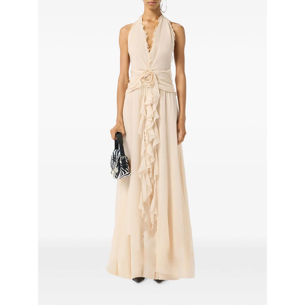 Blumarine Blumarine NEUTRALS Dresses - Evening Dresses Size M / US 6-8 / IT 42-44 - 4 Thumbnail