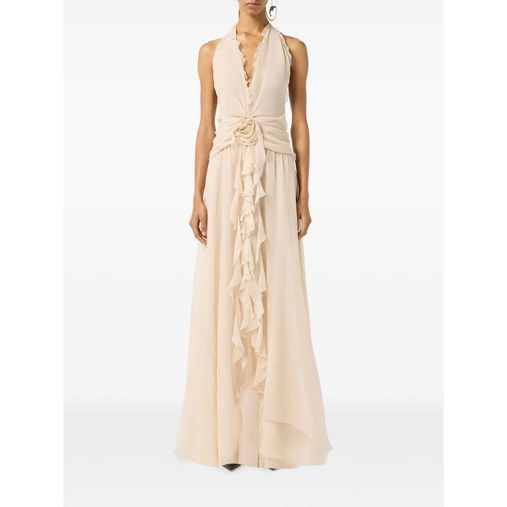 Blumarine Blumarine NEUTRALS Dresses - Evening Dresses Size M / US 6-8 / IT 42-44 - 2 Thumbnail