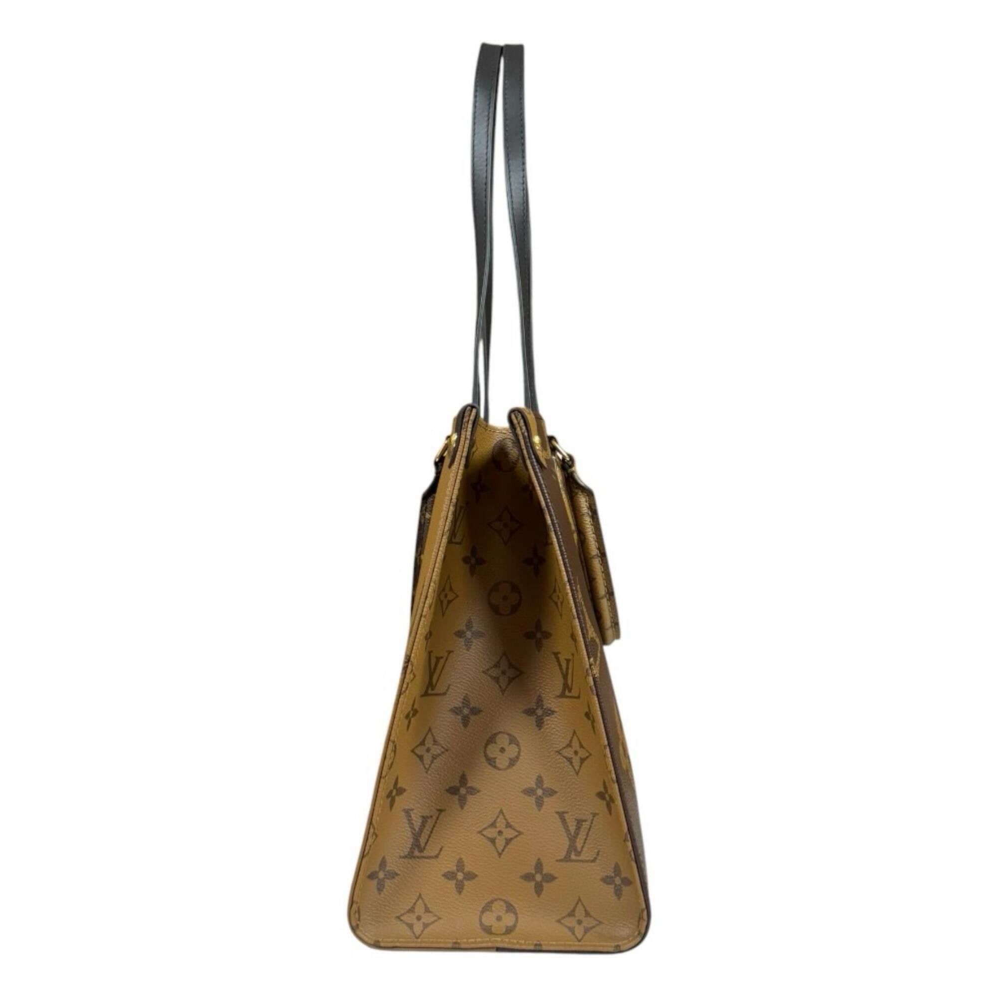 Louis Vuitton Louis Vuitton OnTheGo MM Monogram Giant Tote Bag, Reverse M45321 Brown, Men's/Women's, LOUIS VUITTON 2-way Size ONE SIZE - 4 Thumbnail