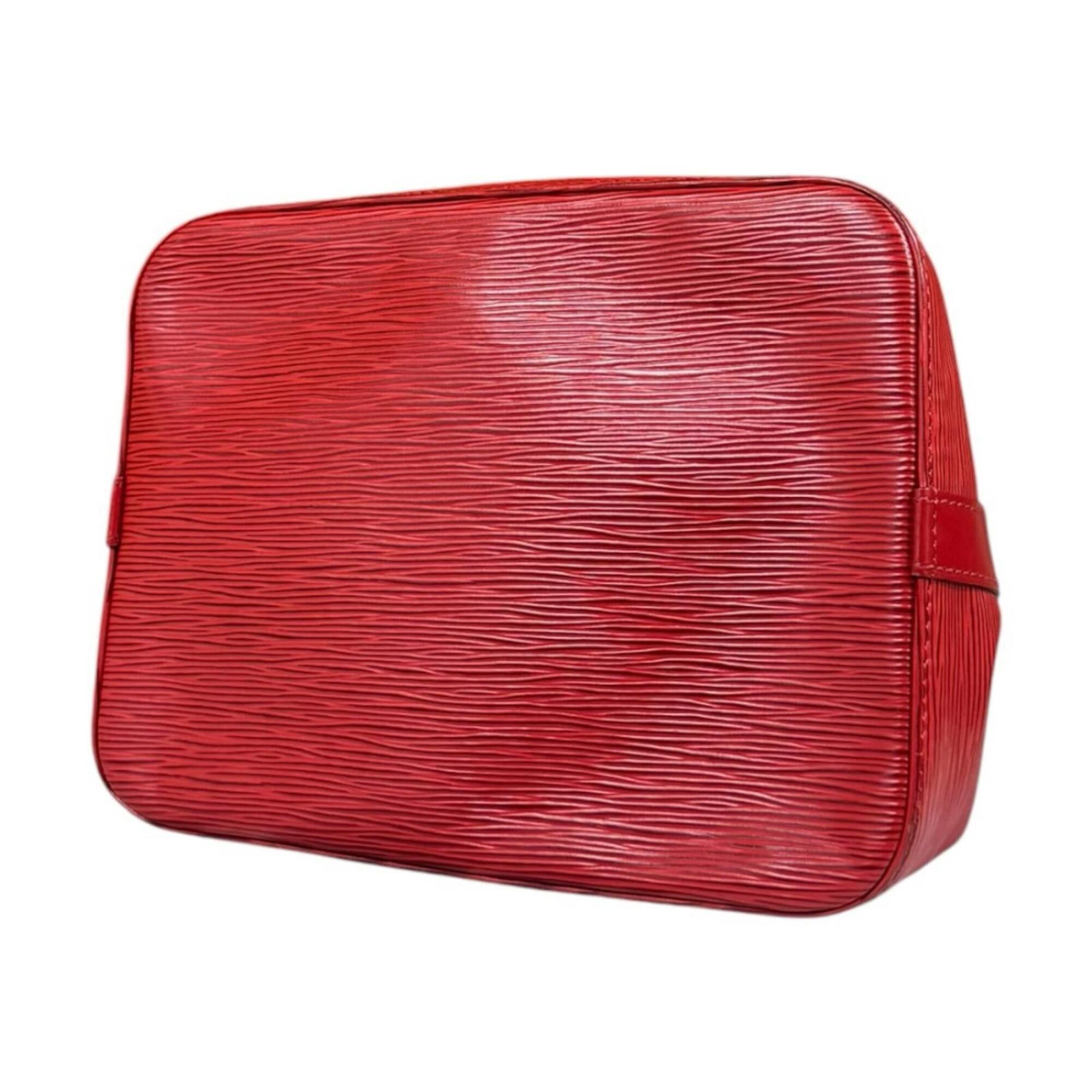Louis Vuitton Louis Vuitton Petit Noé Epi Shoulder Bag, Leather M44107 Red, Women's LOUIS VUITTON Size ONE SIZE - 5 Thumbnail