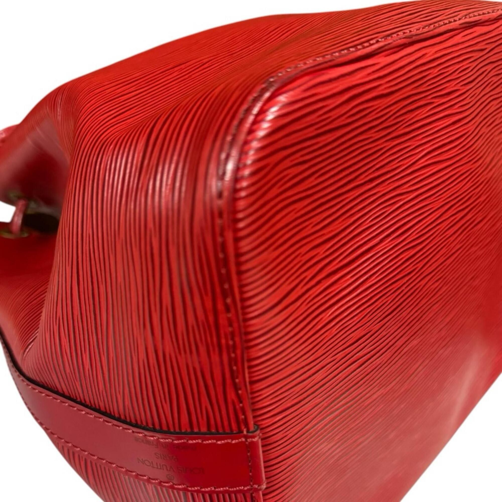 Louis Vuitton Louis Vuitton Petit Noé Epi Shoulder Bag, Leather M44107 Red, Women's LOUIS VUITTON Size ONE SIZE - 11 Thumbnail